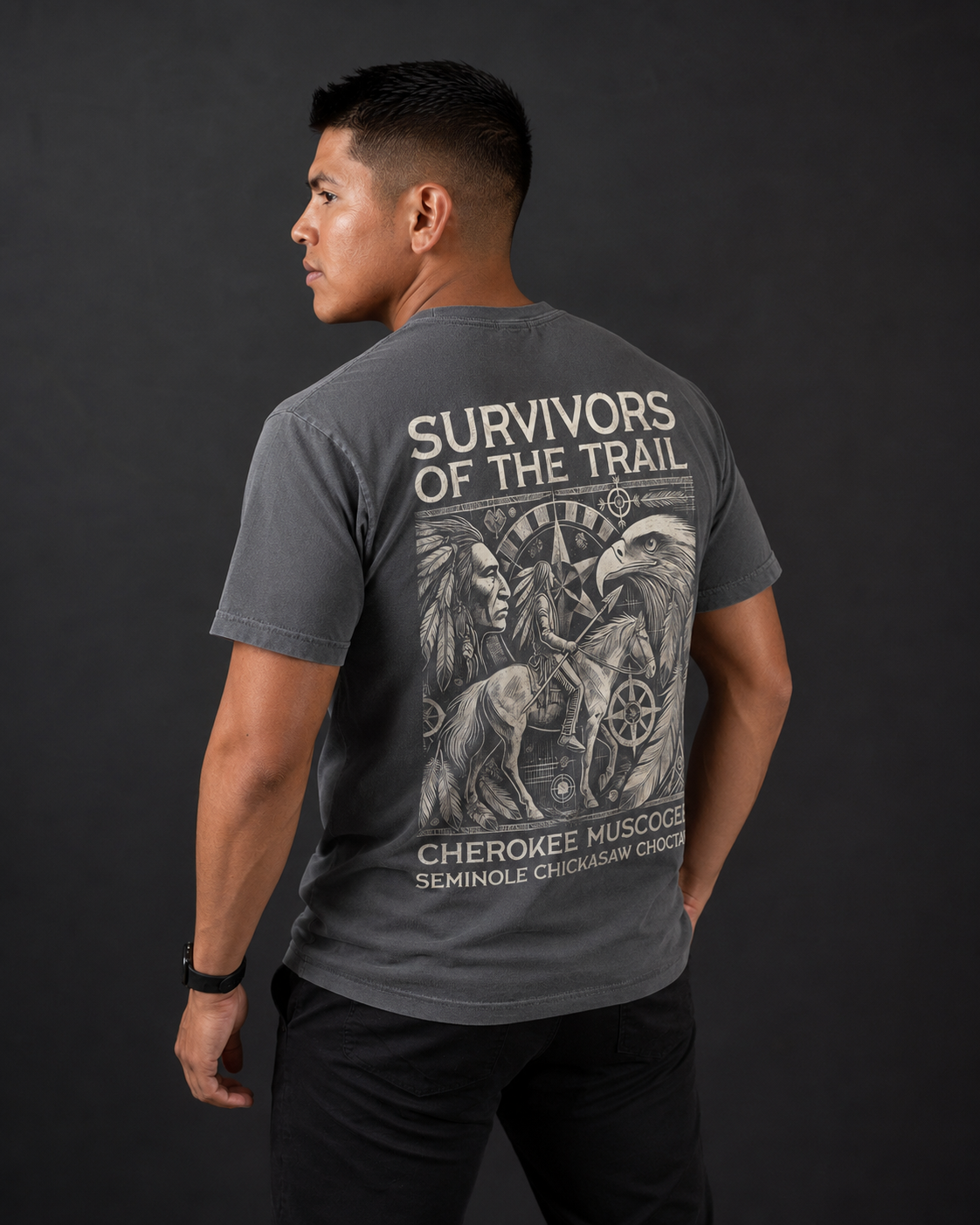 Chayton — Trail of Tears — Heritage Tee — Back