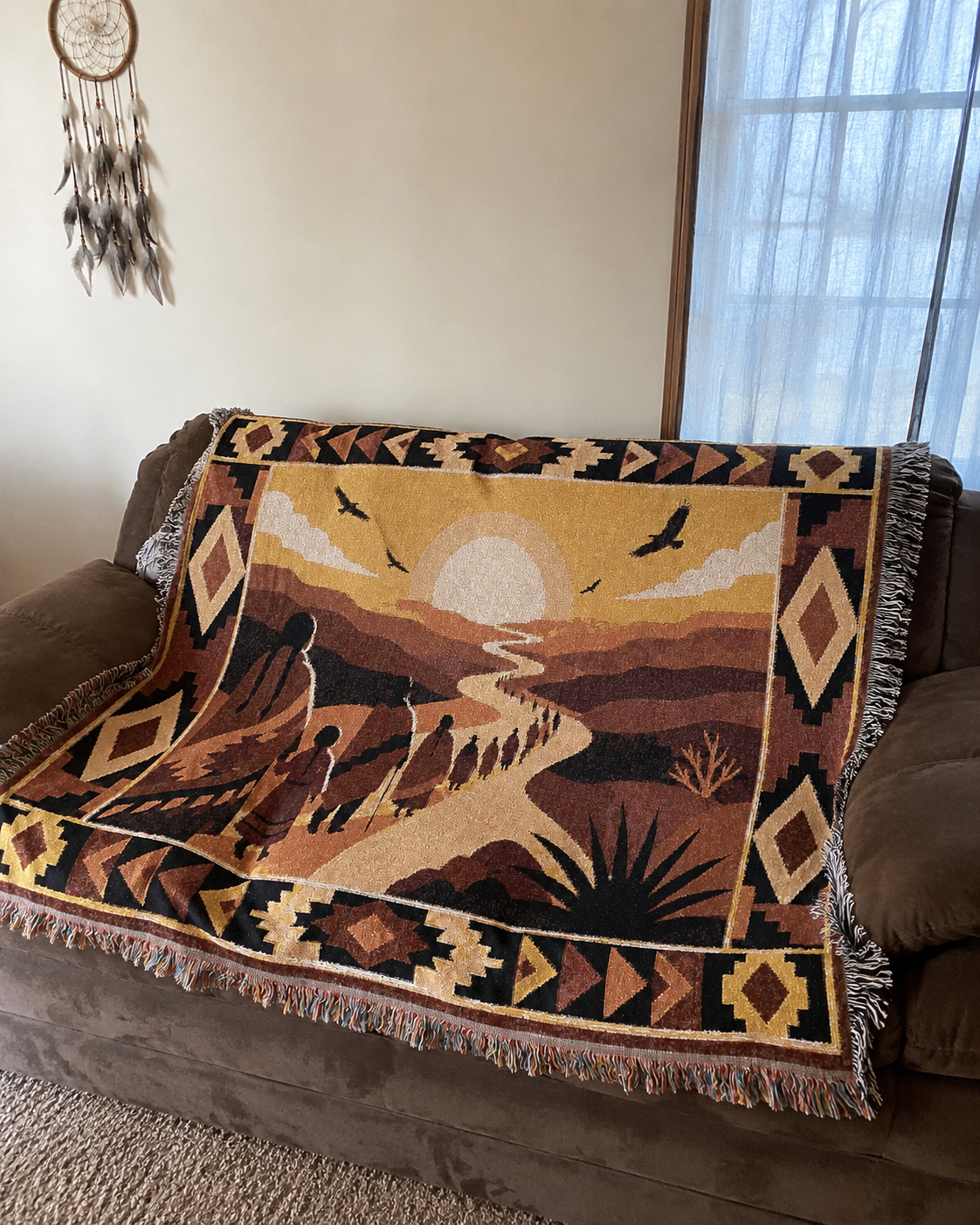 The Long Way Home — Heritage Woven Blanket