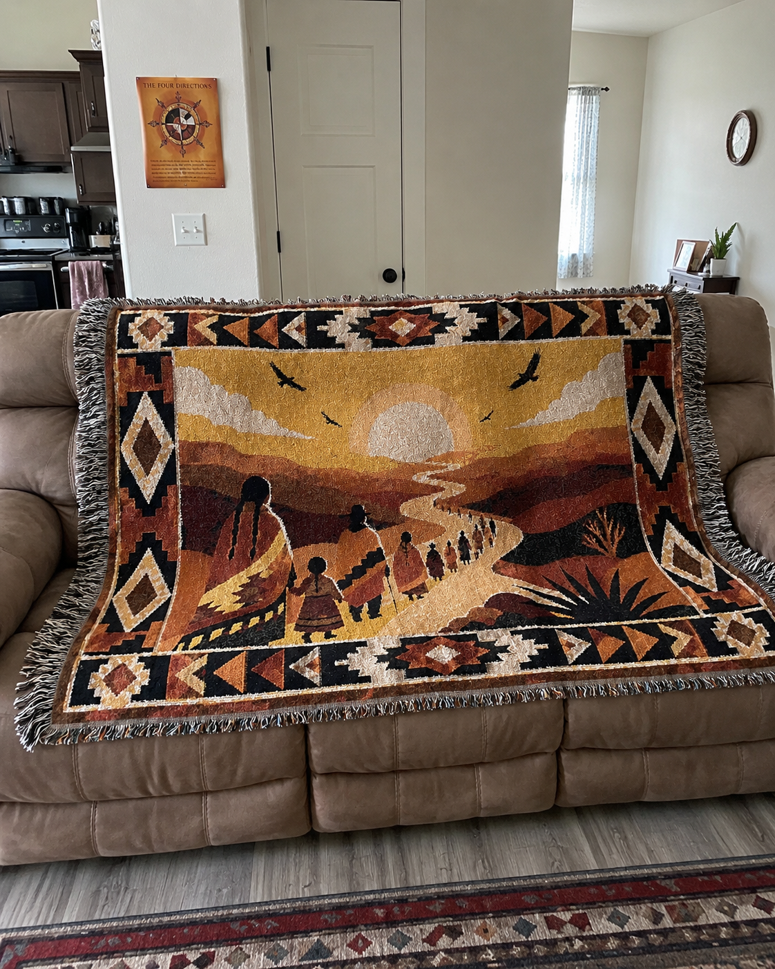 The Long Way Home — Heritage Woven Blanket