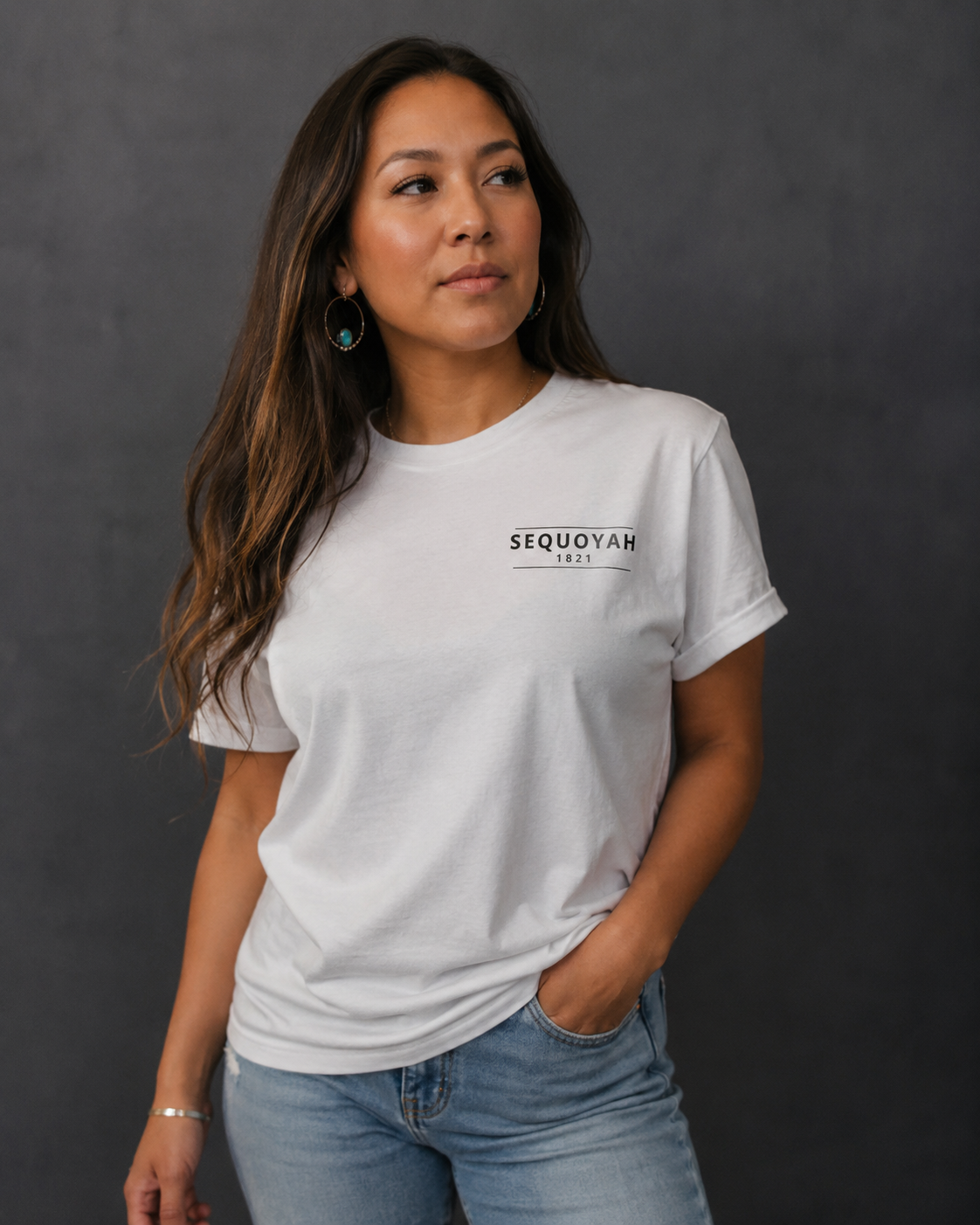 Sequoyah — The Cherokee Syllabary — Double-sided Tee