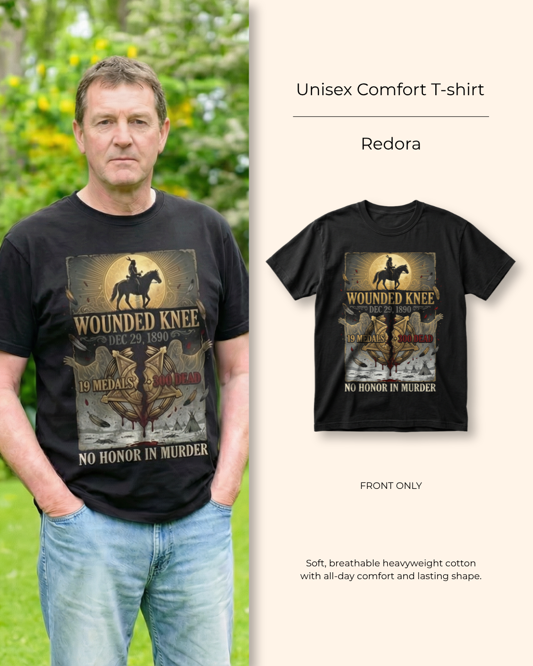 Redora — Wounded Knee — Heritage Tee