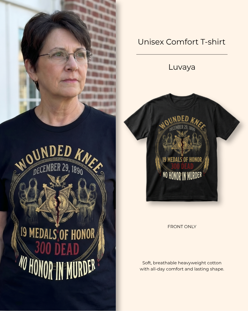 Luvaya — Wounded Knee — Heritage Tee