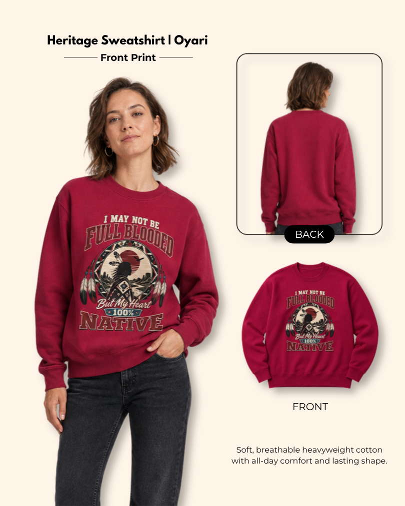 Oyari — Native Heart — Heritage Sweatshirt