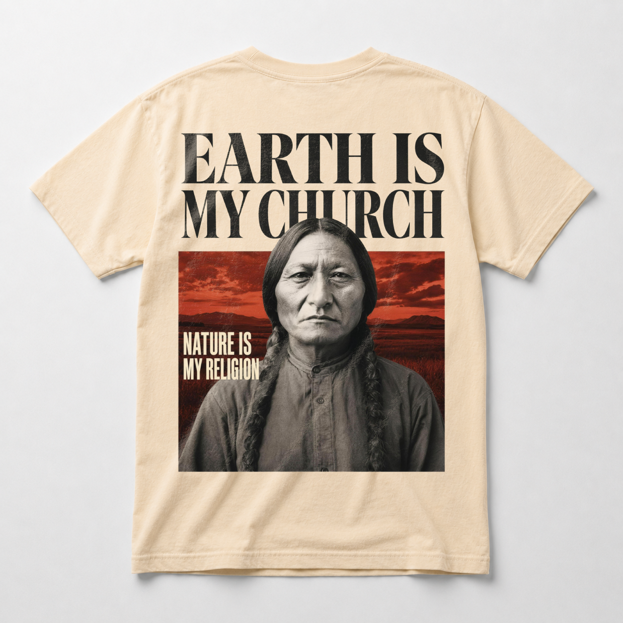 Earth Is My Church — Prairie — Heritage Tee