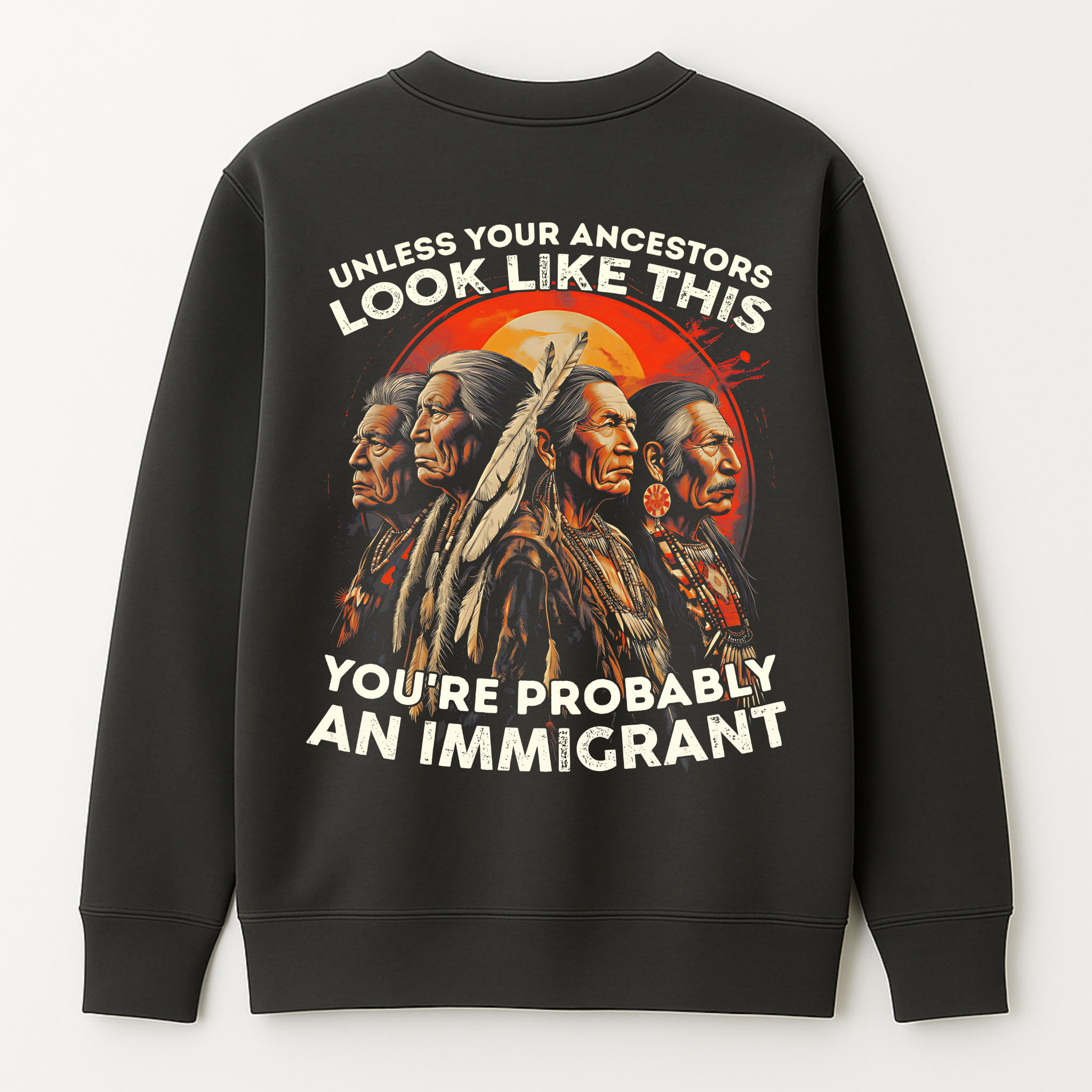 "Angeni" | Trail Of Tears | Crewneck Sweatshirt | Back