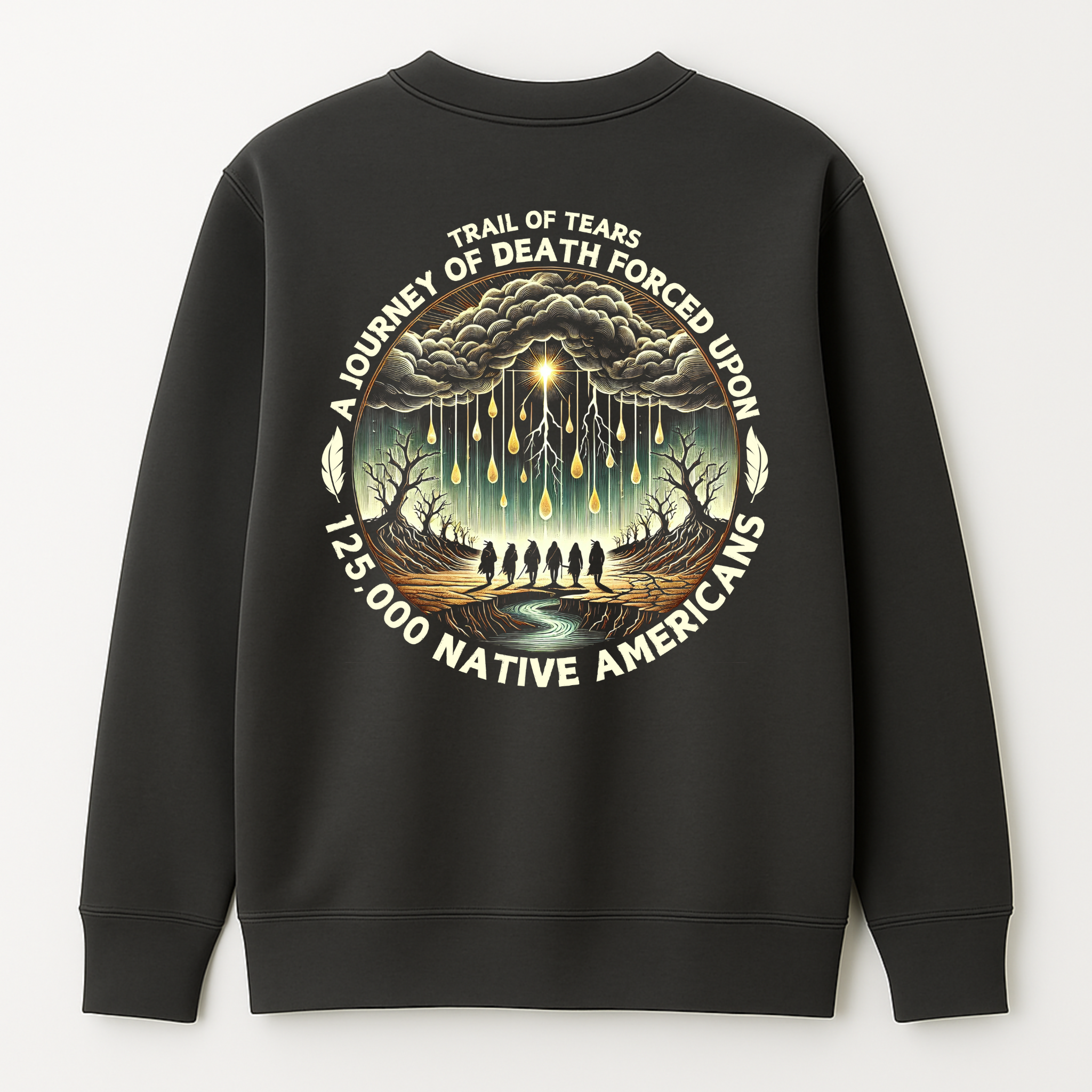 "Kiona" | Trail Of Tears | Crewneck Sweatshirt | Back