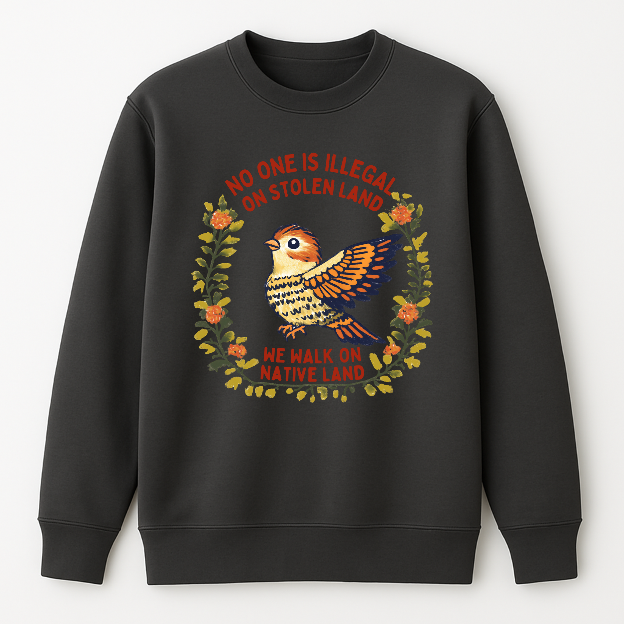 "Pakuna" | Quetzal | Crewneck Sweatshirt