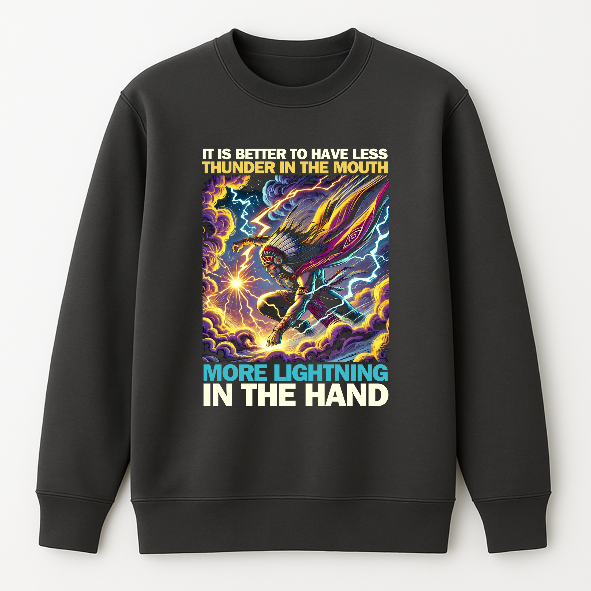 "Makya" | Lightning | Crewneck Sweatshirt