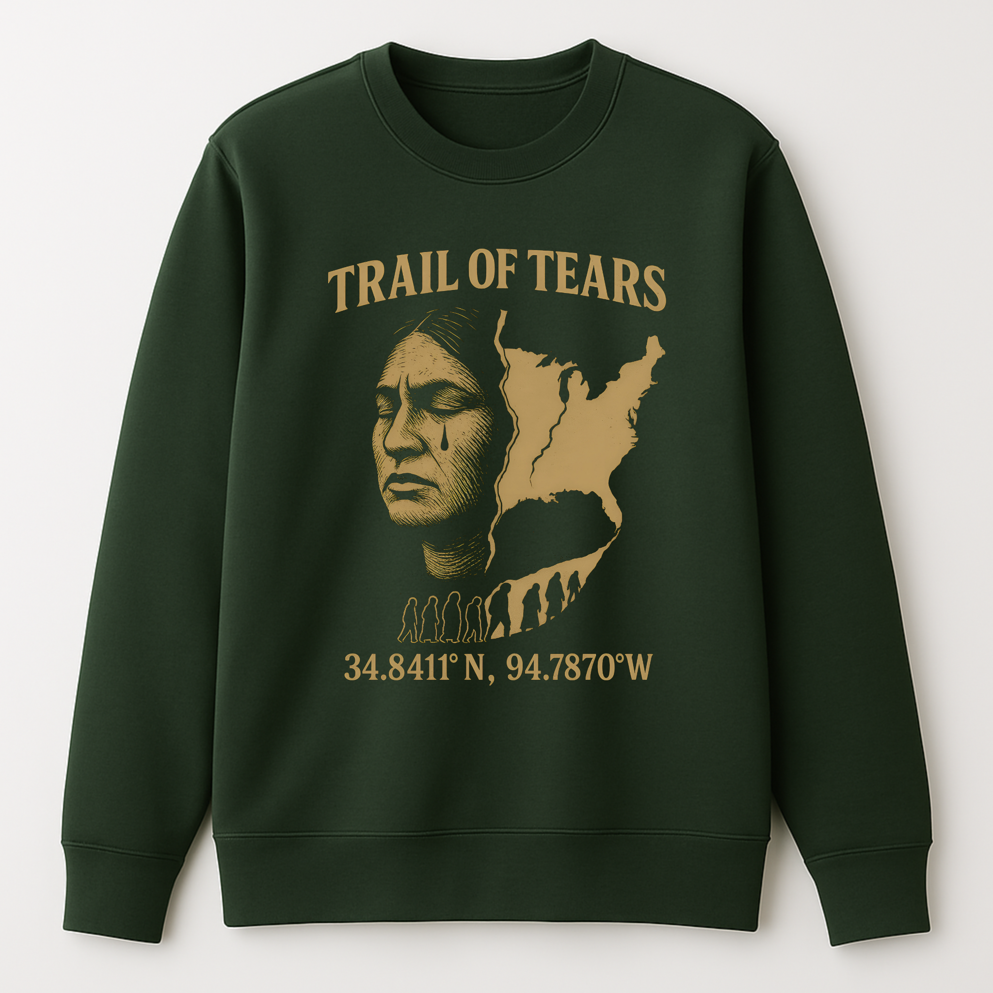 "Sundaraq" | Trail Of Tears | Crewneck Sweatshirt