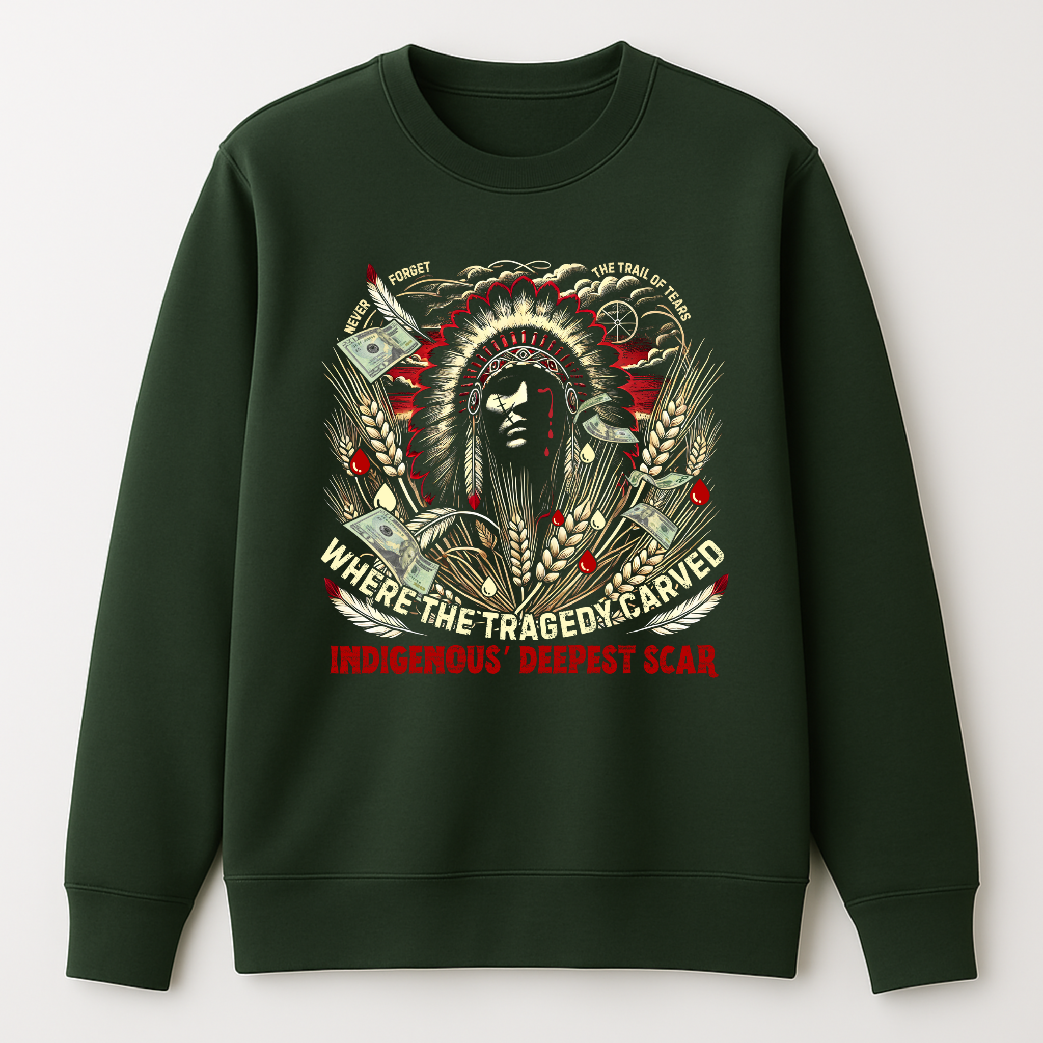 "Nashoba" | Trail Of Tears | Crewneck Sweatshirt