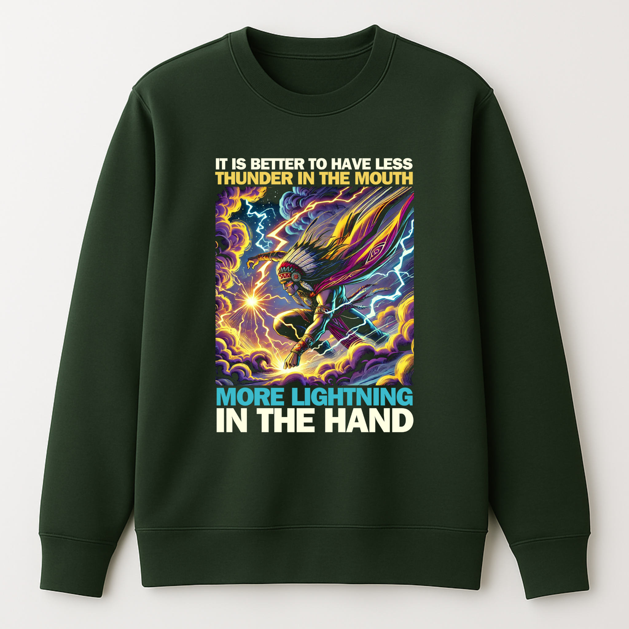 "Makya" | Lightning | Crewneck Sweatshirt