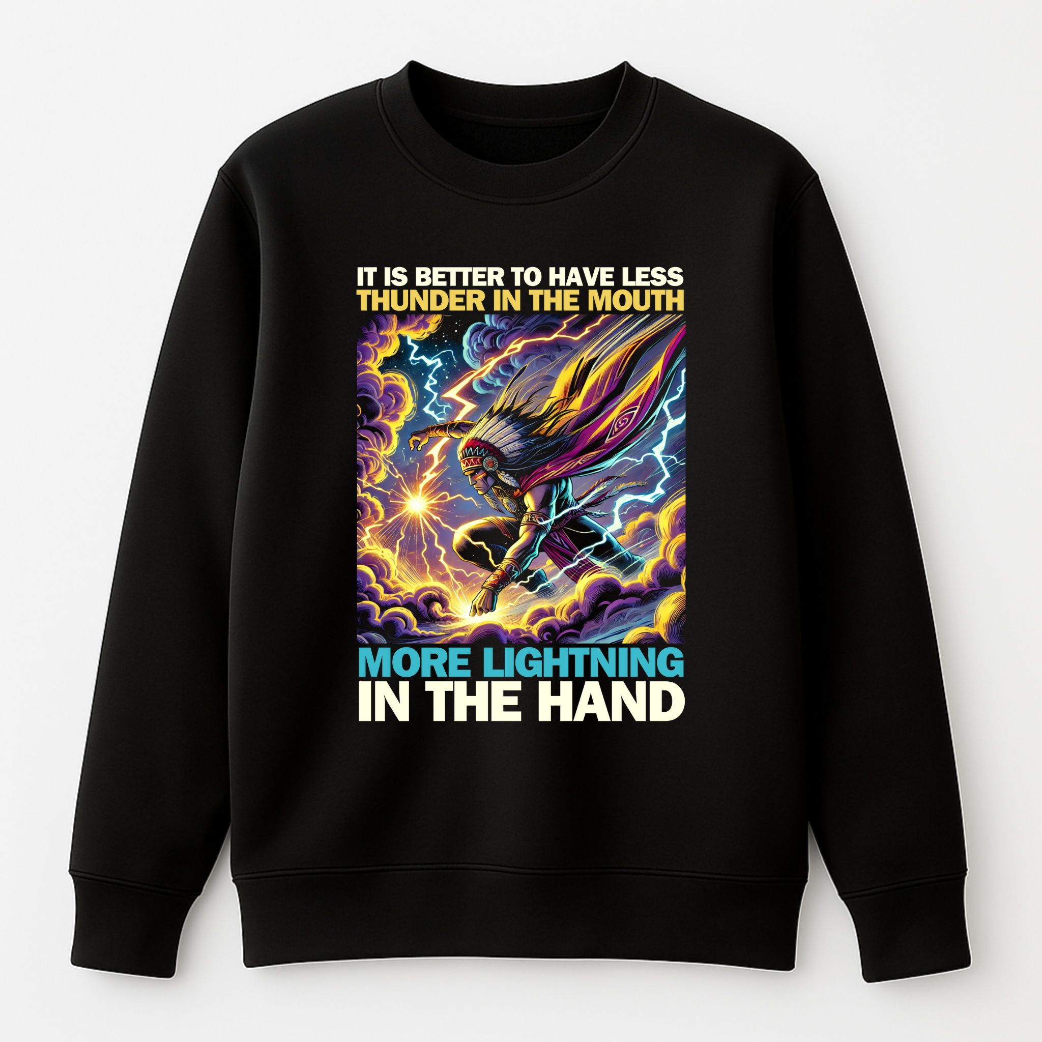 "Makya" | Lightning | Crewneck Sweatshirt