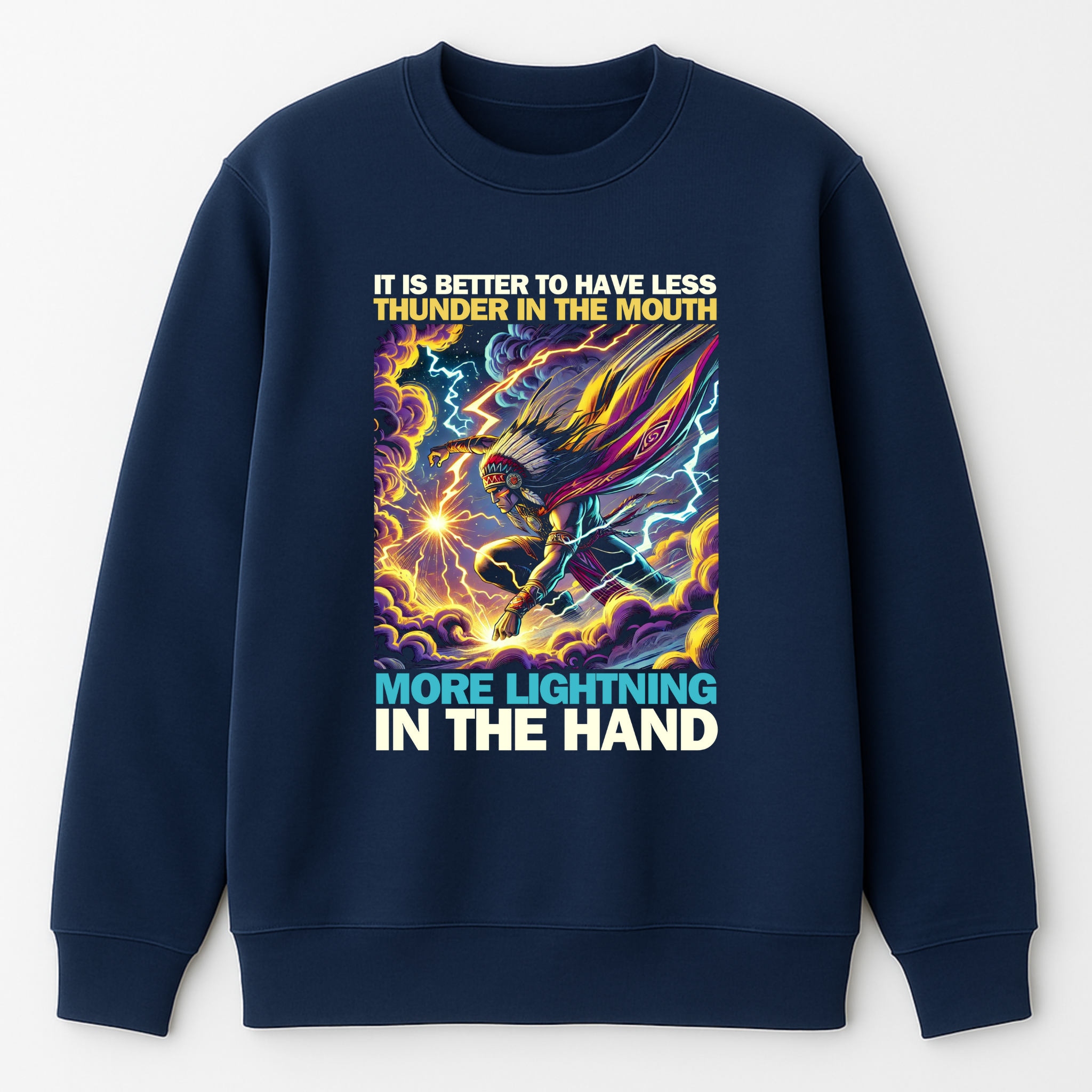 "Makya" | Lightning | Crewneck Sweatshirt
