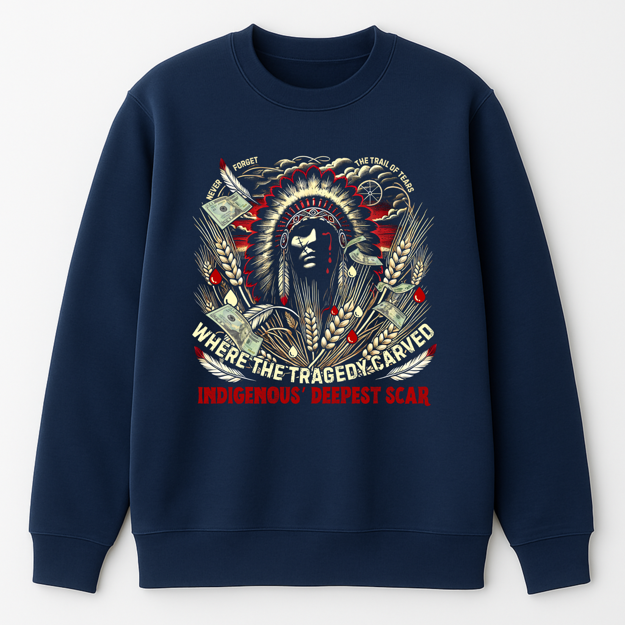 "Nashoba" | Trail Of Tears | Crewneck Sweatshirt