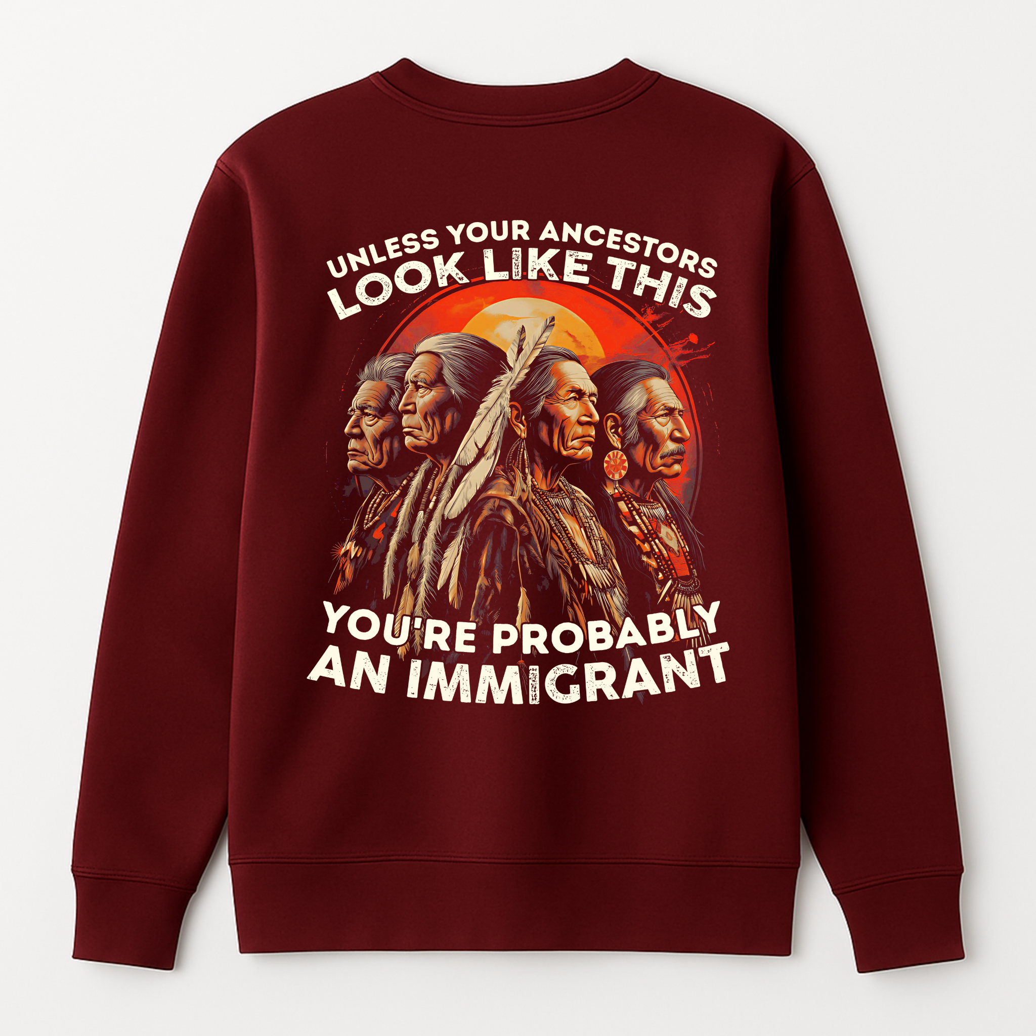 "Angeni" | Trail Of Tears | Crewneck Sweatshirt | Back