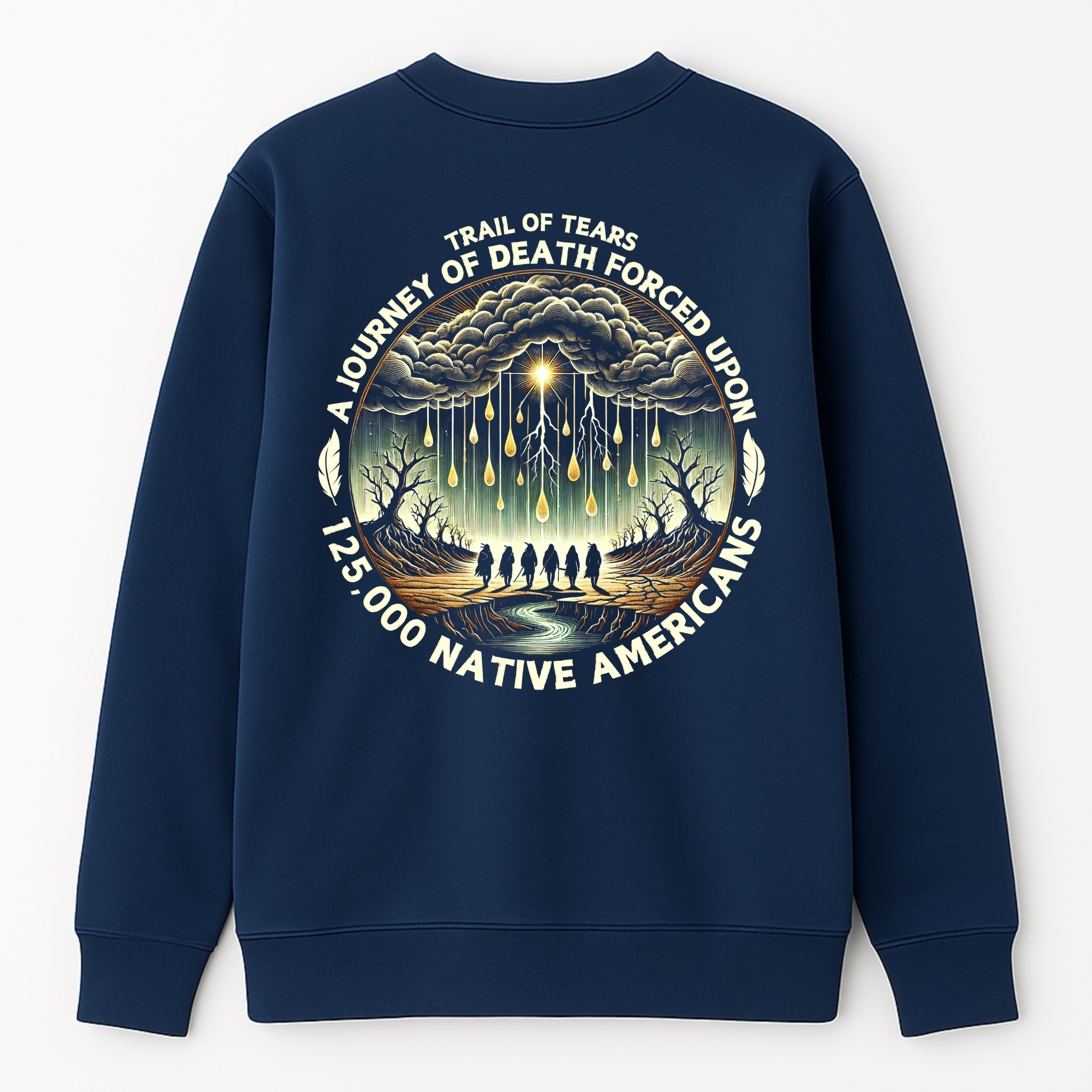 "Kiona" | Trail Of Tears | Crewneck Sweatshirt | Back