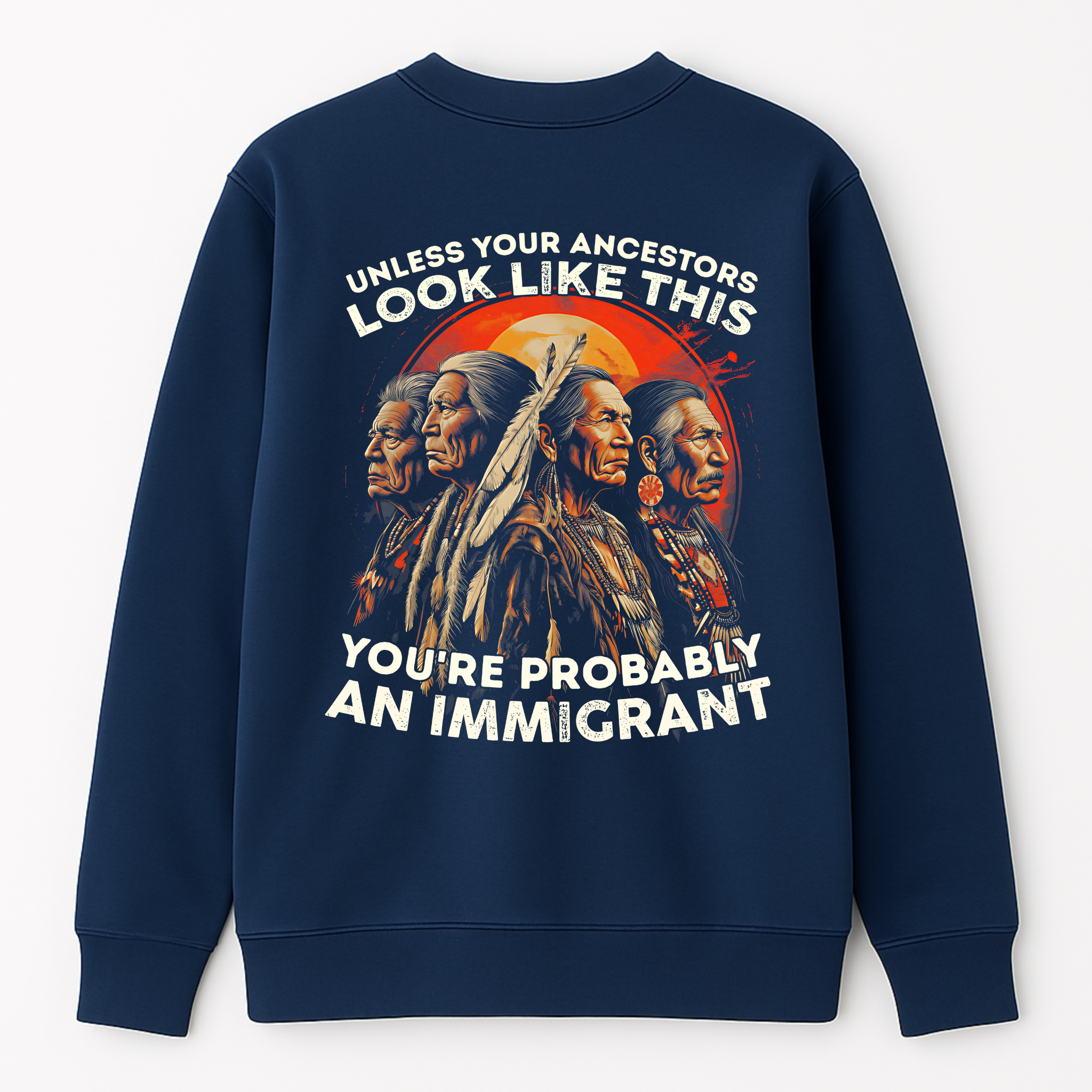 "Angeni" | Trail Of Tears | Crewneck Sweatshirt | Back