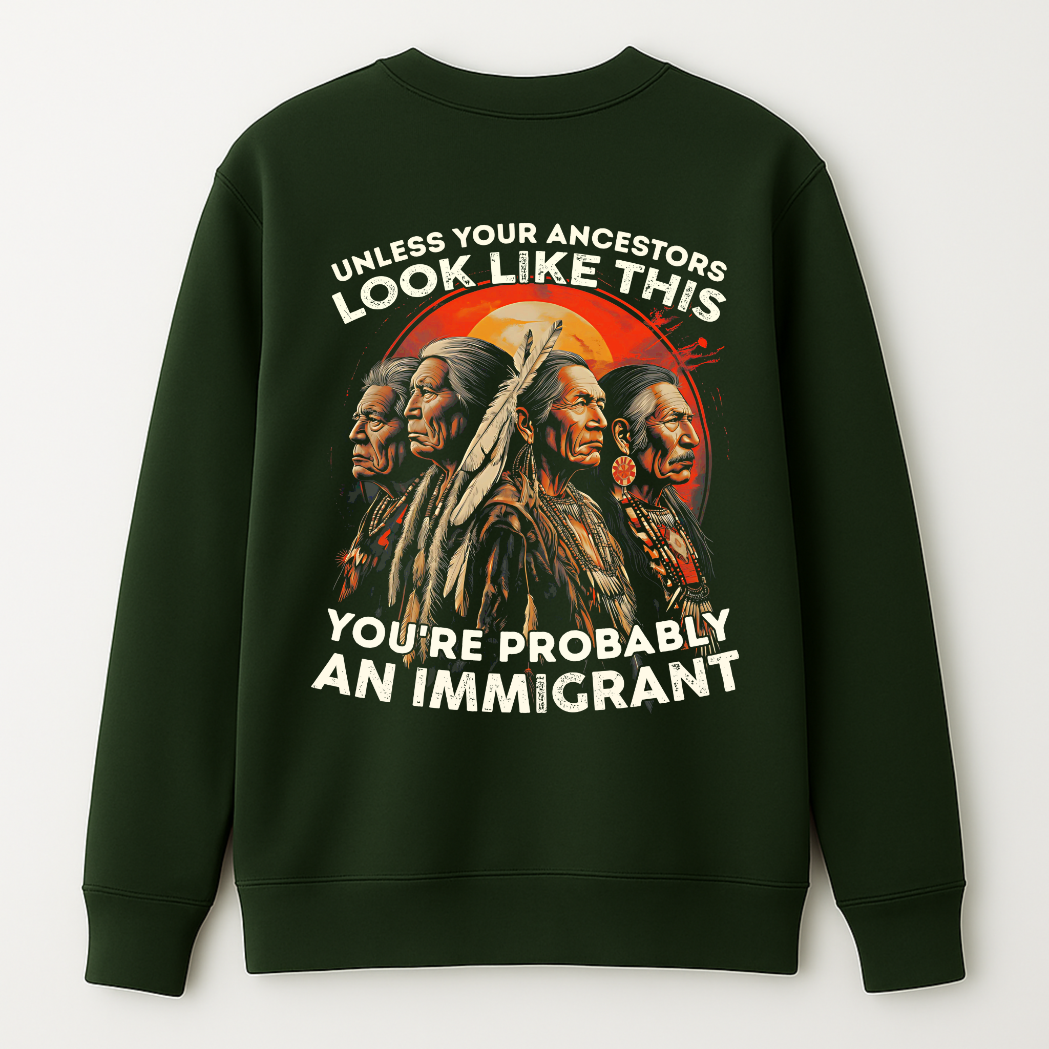 "Angeni" | Trail Of Tears | Crewneck Sweatshirt | Back