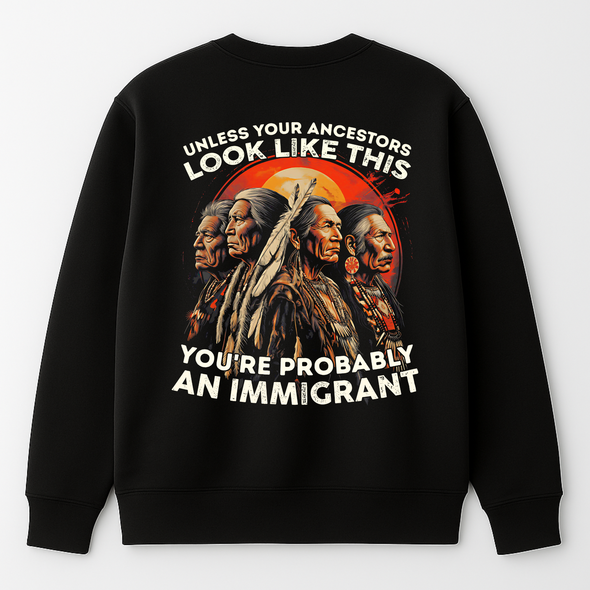 "Angeni" | Trail Of Tears | Crewneck Sweatshirt | Back