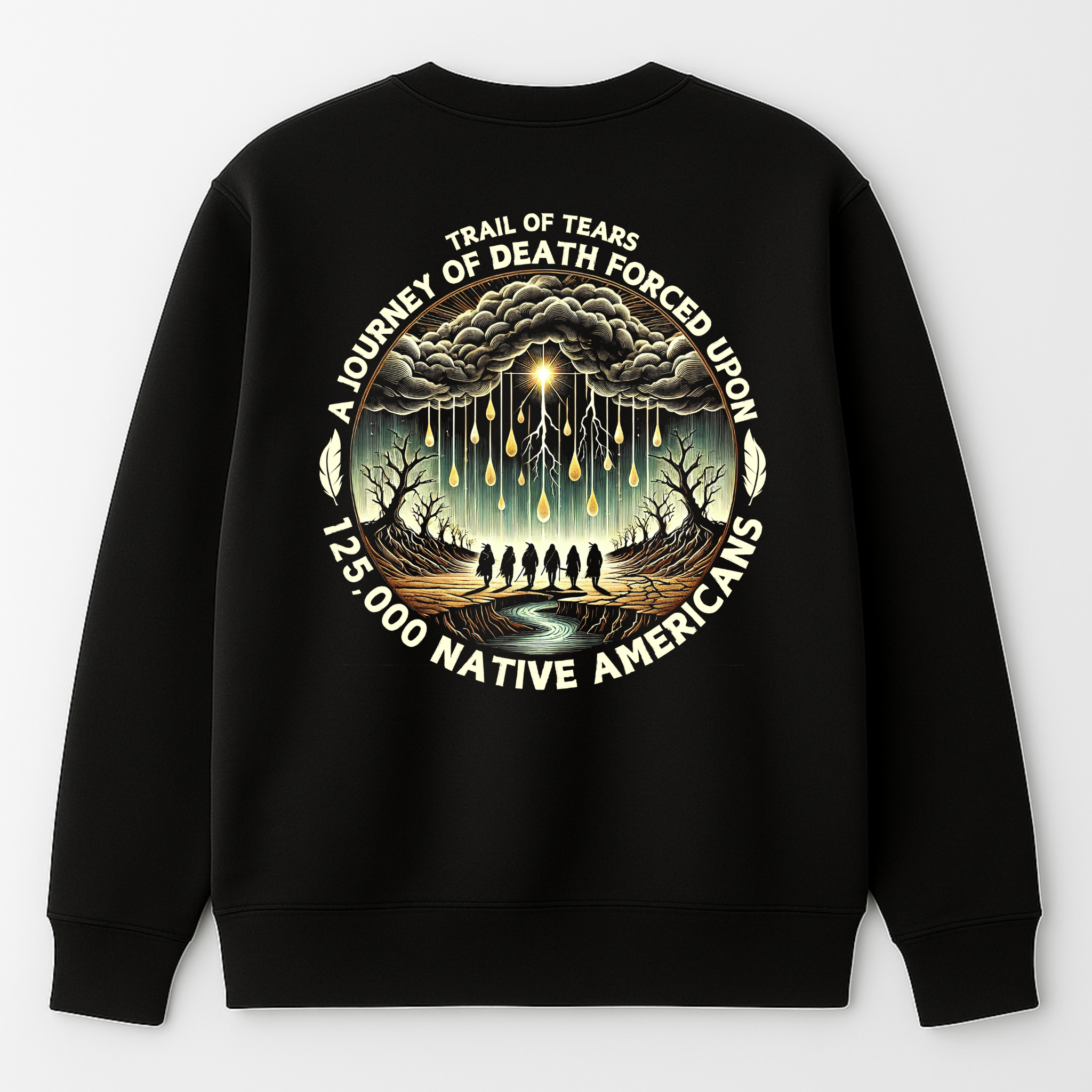 "Kiona" | Trail Of Tears | Crewneck Sweatshirt | Back