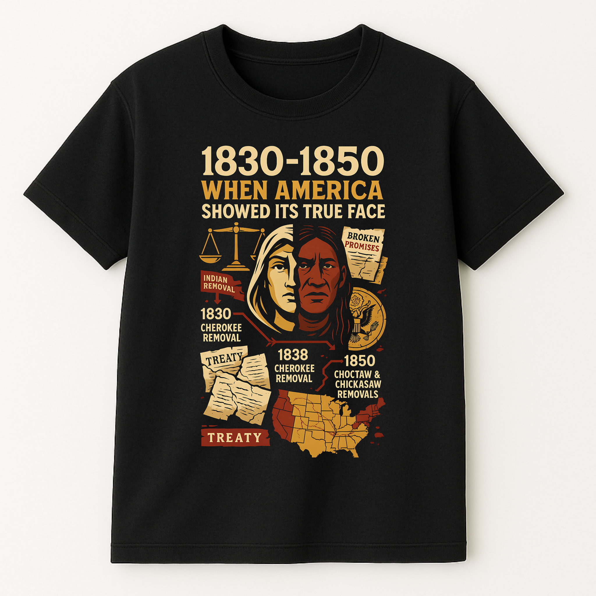 "Nokah" | Trail Of Tears | Unisex Tee