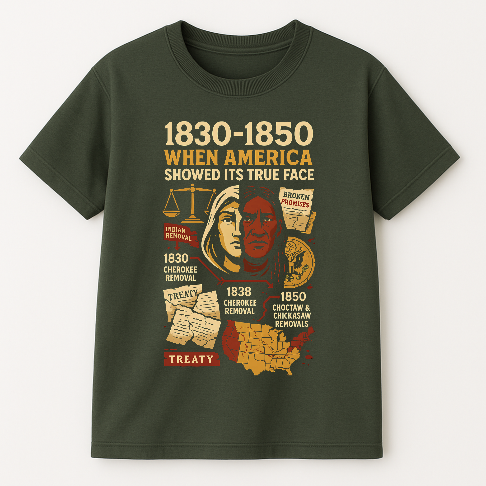 "Nokah" | Trail Of Tears | Unisex Tee