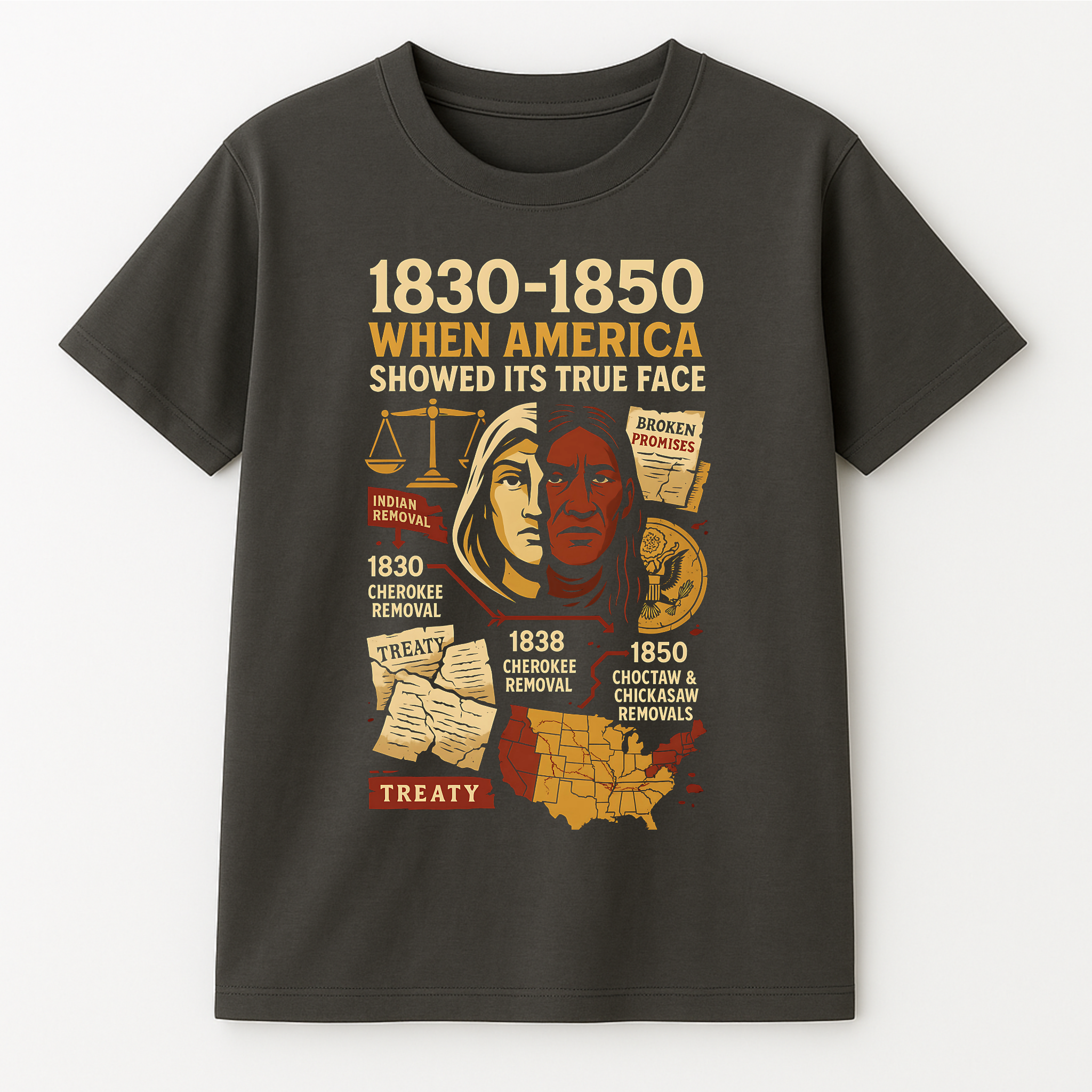 "Nokah" | Trail Of Tears | Unisex Tee