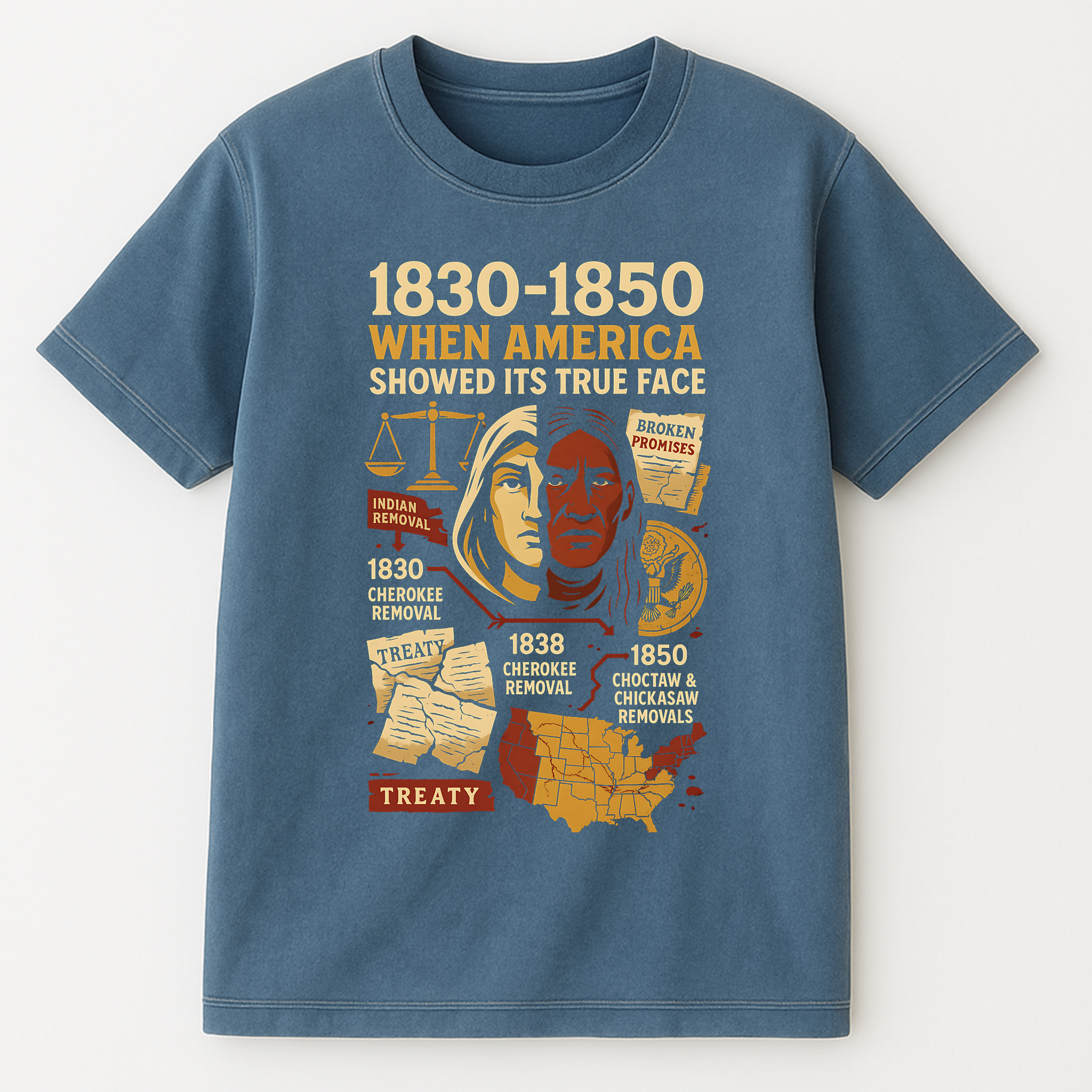"Nokah" | Trail Of Tears | Unisex Tee