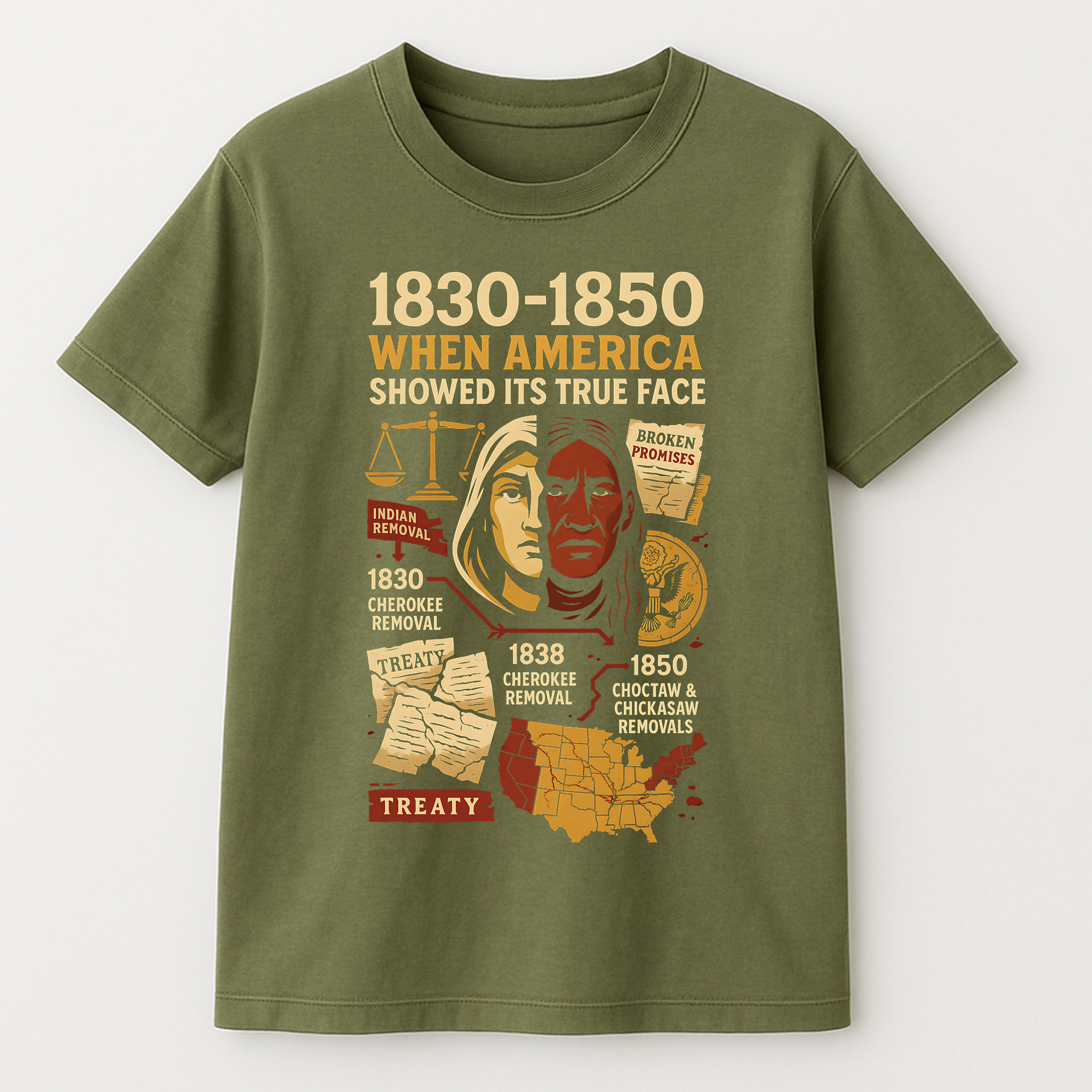 "Nokah" | Trail Of Tears | Unisex Tee