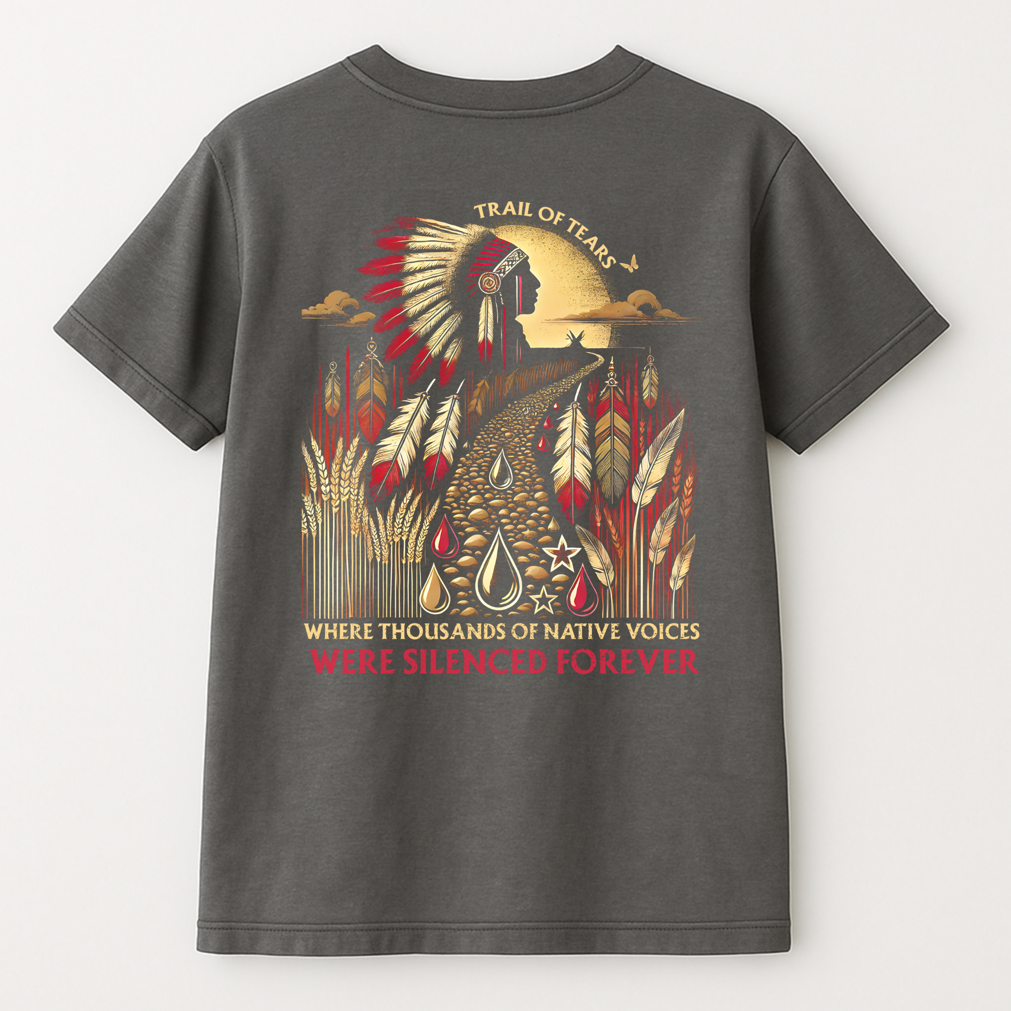 "Sakima" | Trail Of Tears | Unisex Tee | Back