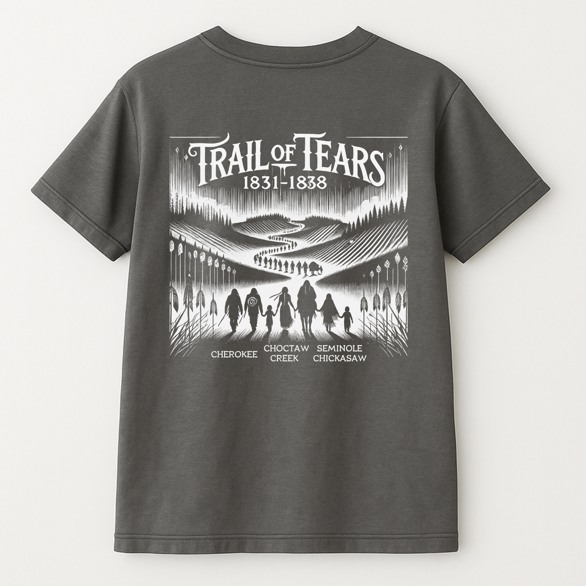 "Lomasi" | Trail Of Tears | Unisex Tee | Back