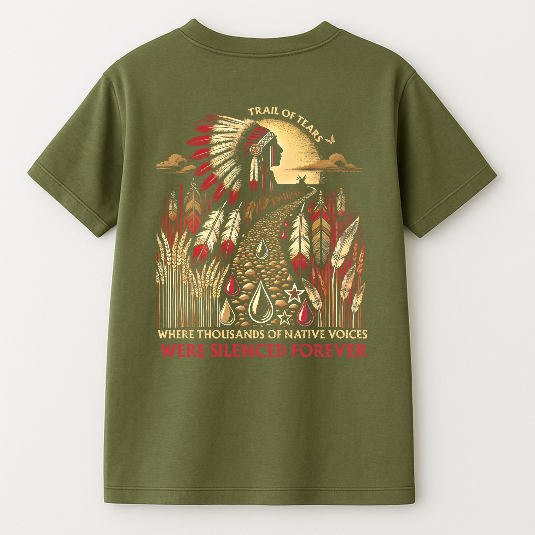 "Sakima" | Trail Of Tears | Unisex Tee | Back