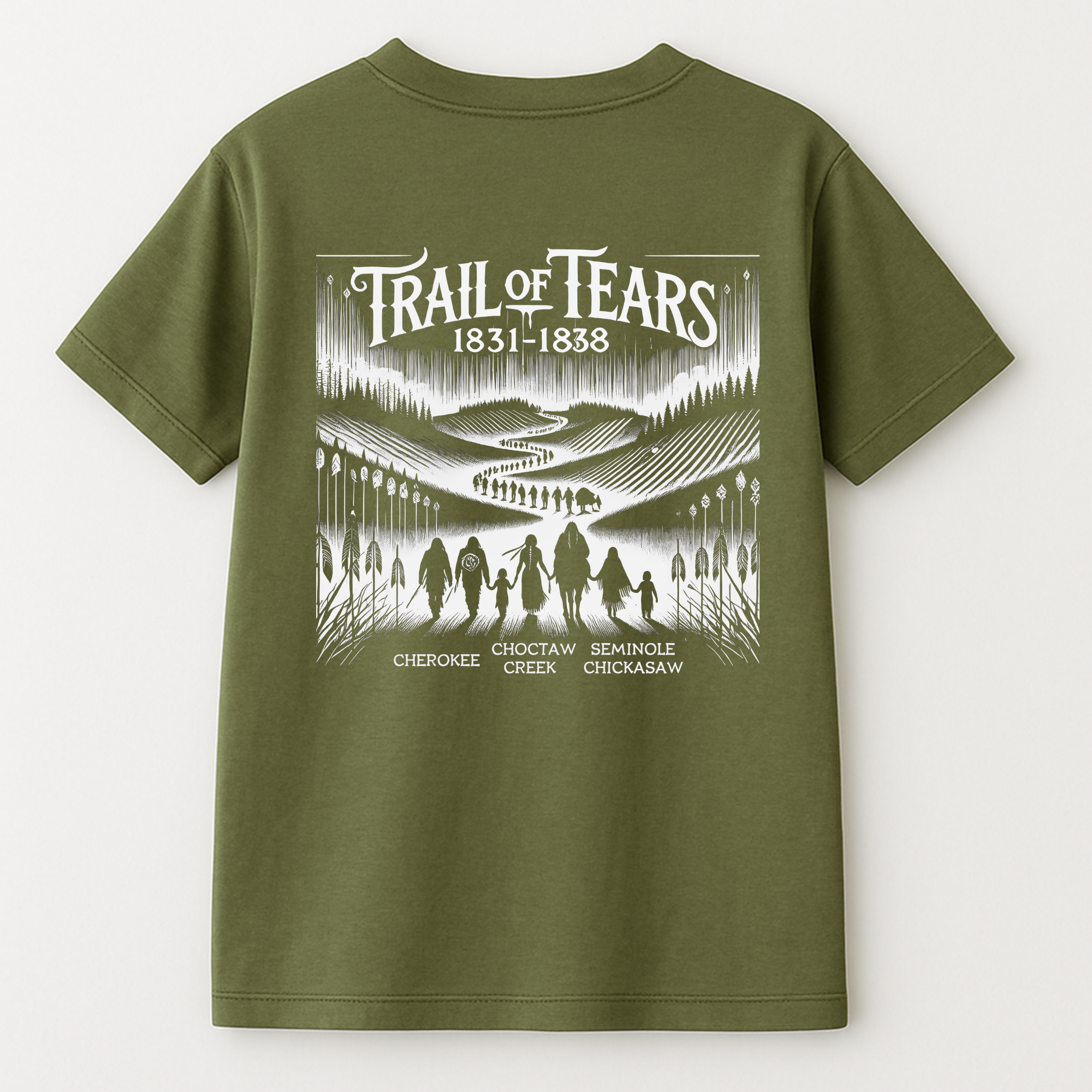 "Lomasi" | Trail Of Tears | Unisex Tee | Back