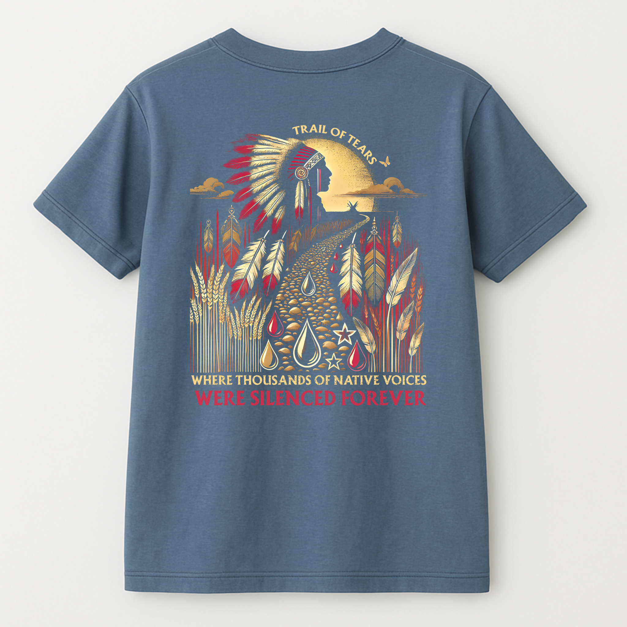 "Sakima" | Trail Of Tears | Unisex Tee | Back
