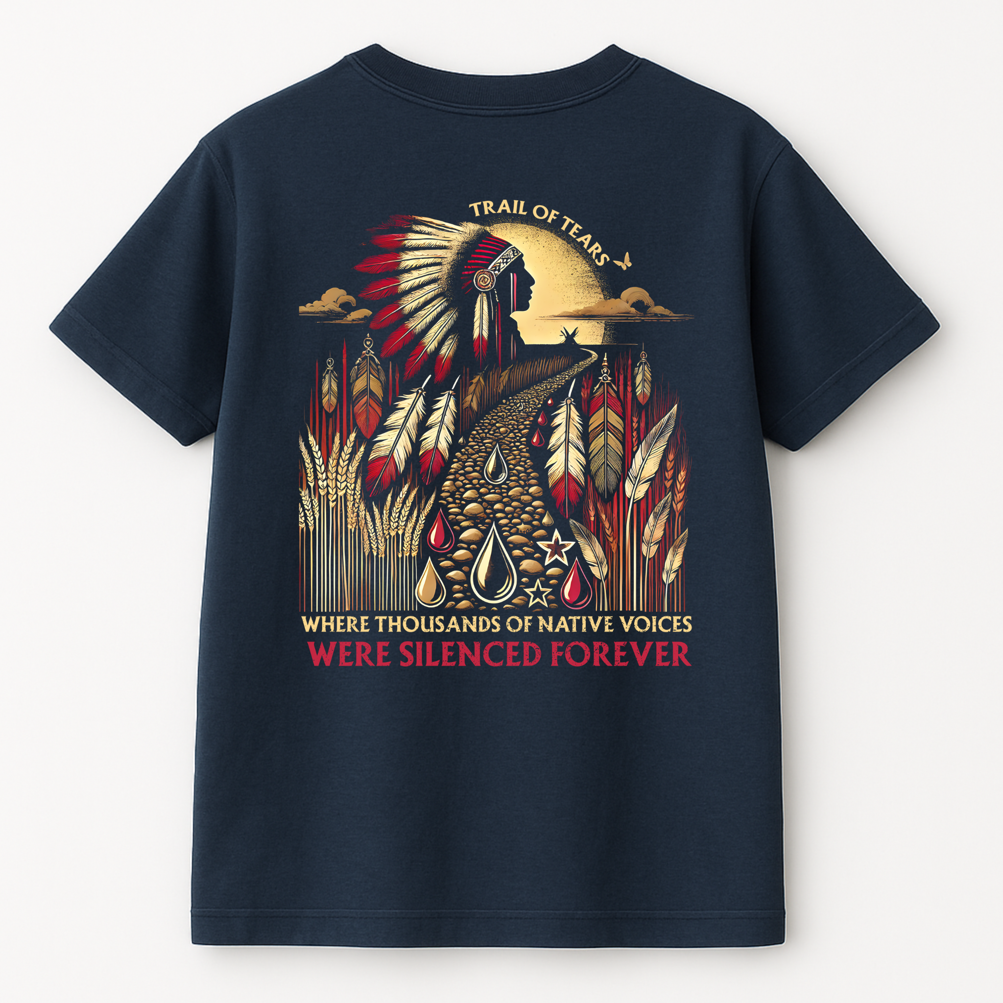 "Sakima" | Trail Of Tears | Unisex Tee | Back