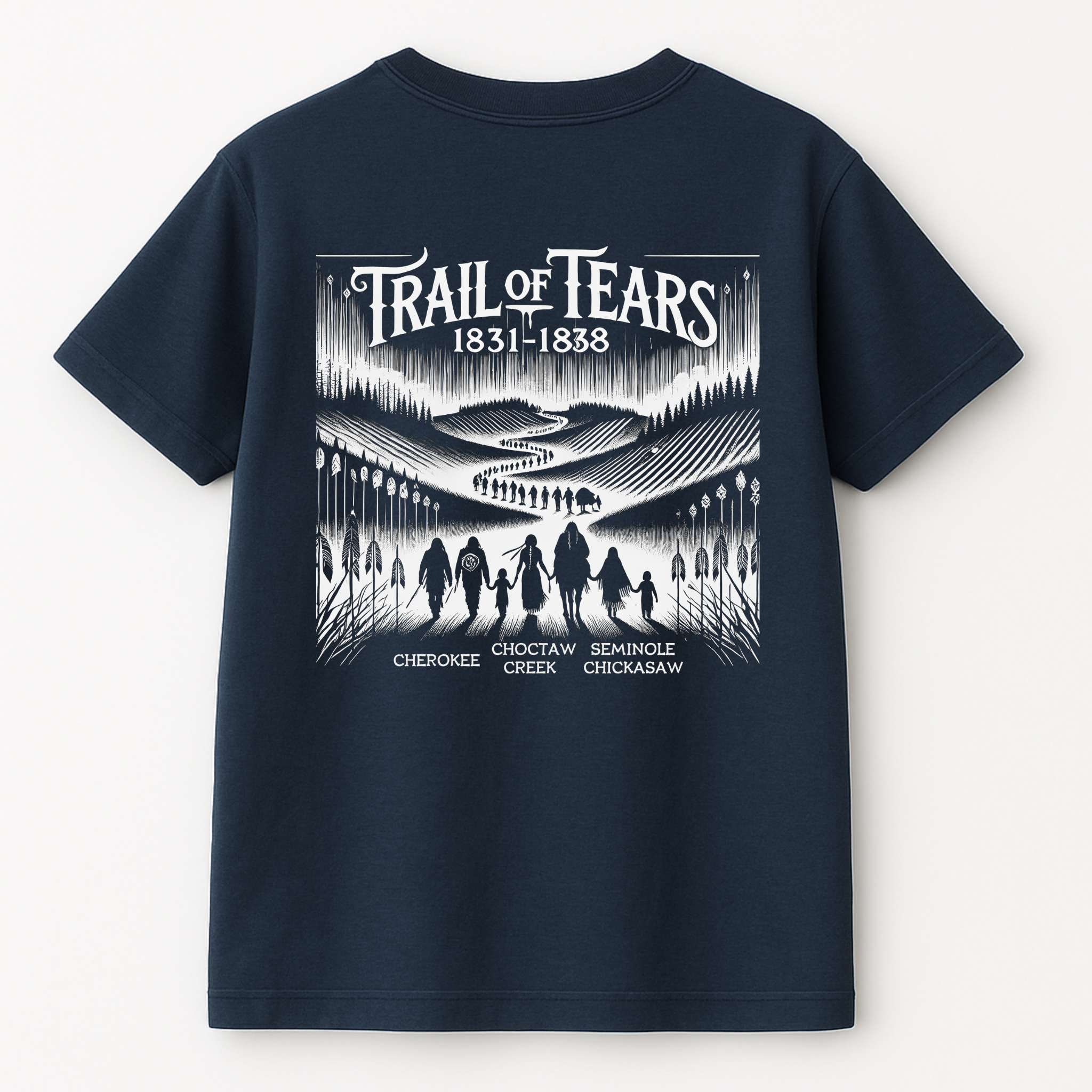 "Lomasi" | Trail Of Tears | Unisex Tee | Back