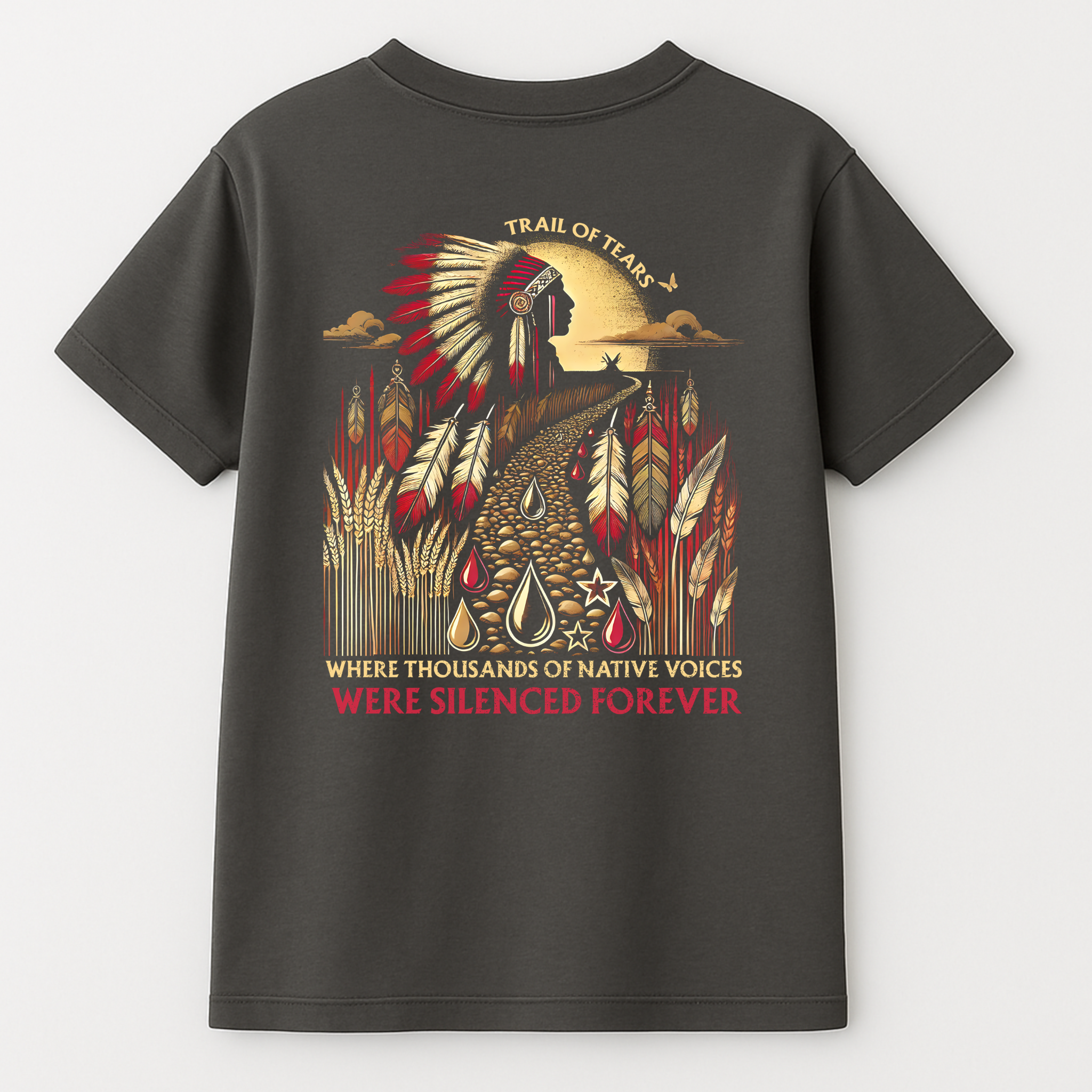 "Sakima" | Trail Of Tears | Unisex Tee | Back
