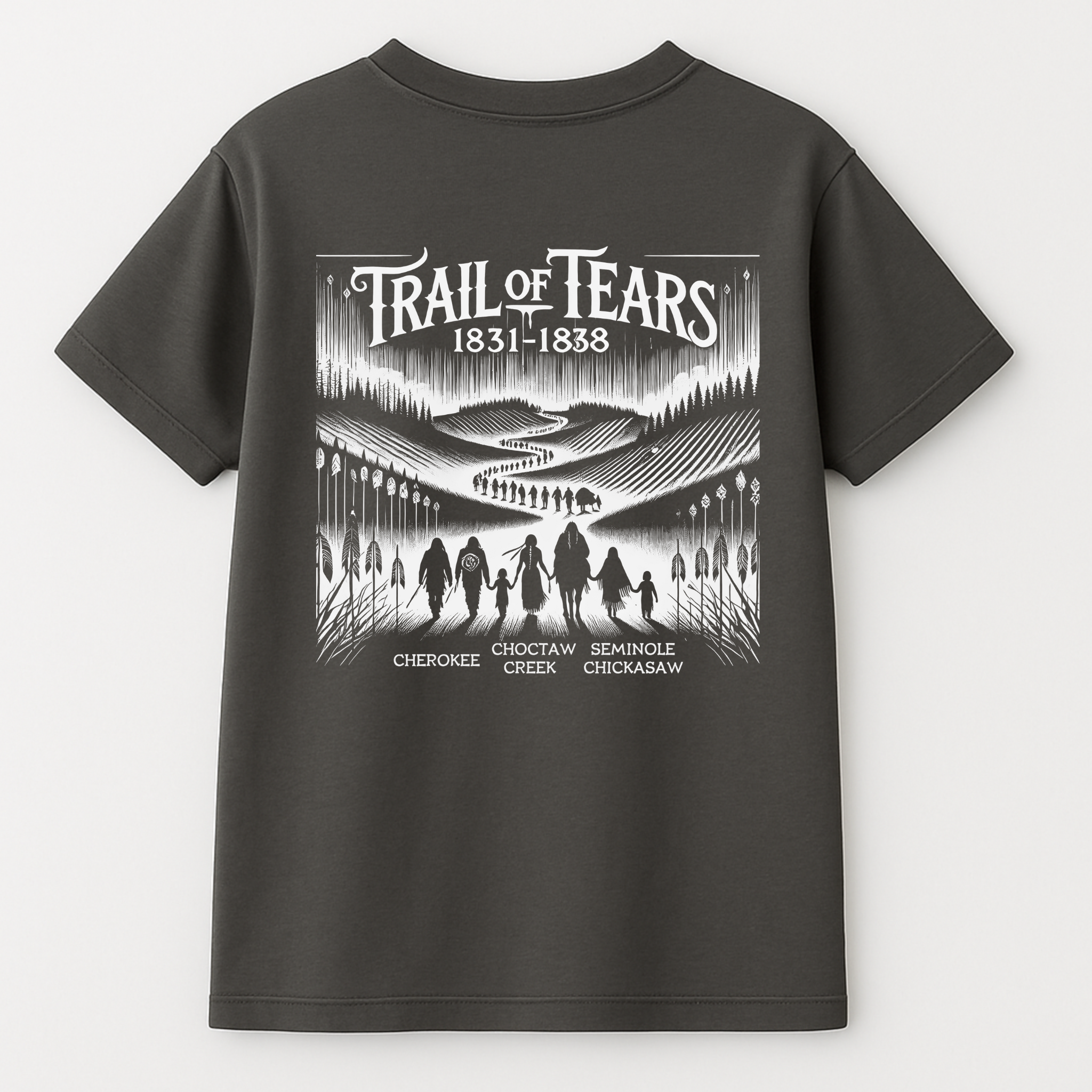 "Lomasi" | Trail Of Tears | Unisex Tee | Back