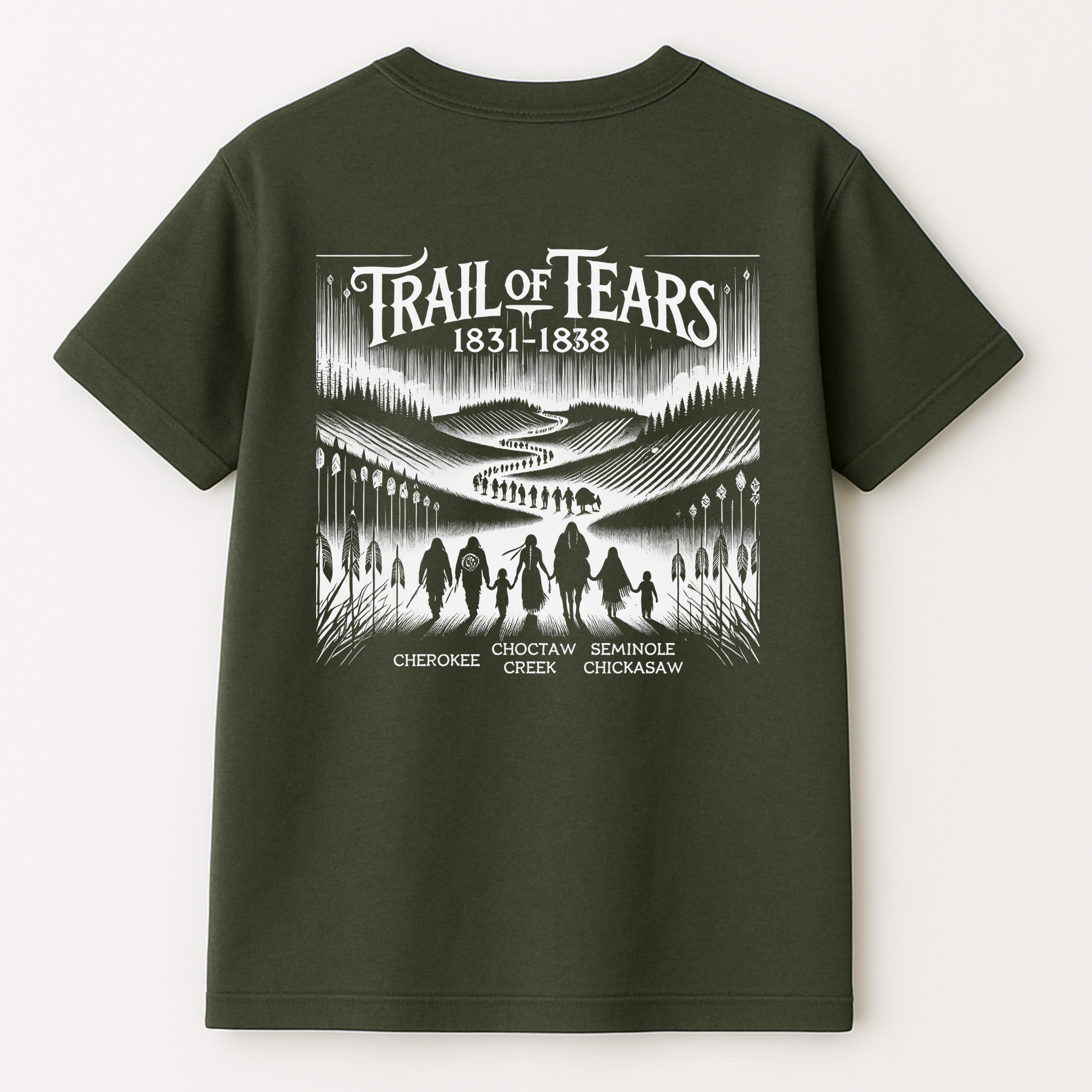 "Lomasi" | Trail Of Tears | Unisex Tee | Back