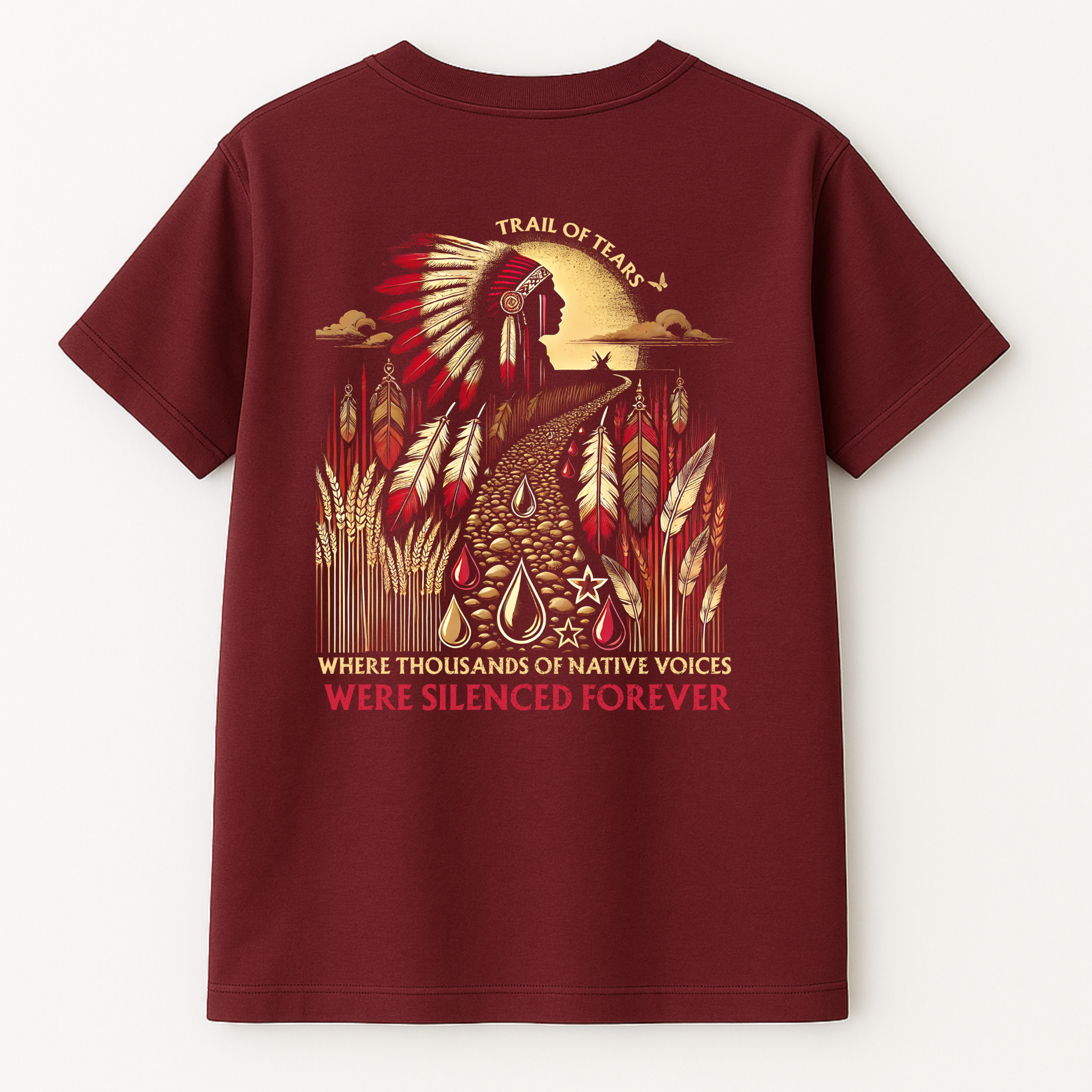 "Sakima" | Trail Of Tears | Unisex Tee | Back