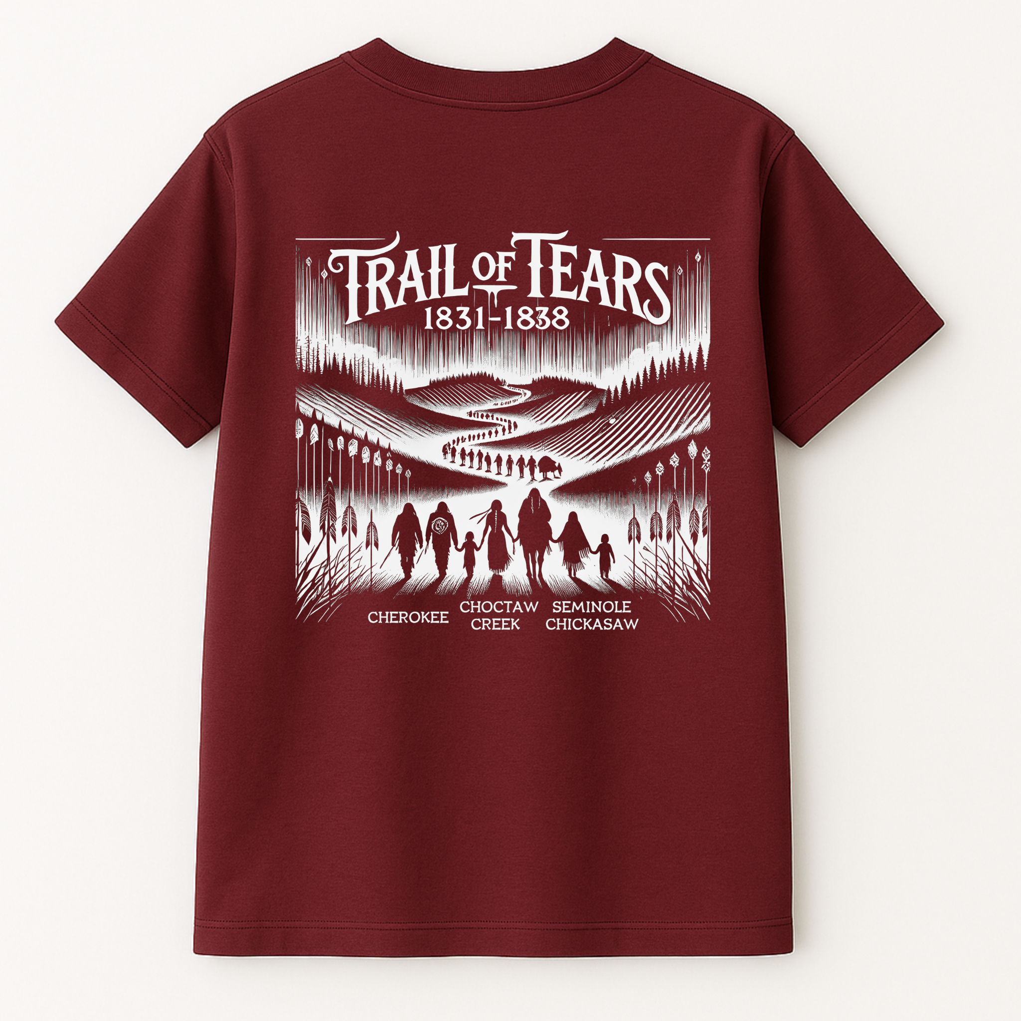 "Lomasi" | Trail Of Tears | Unisex Tee | Back