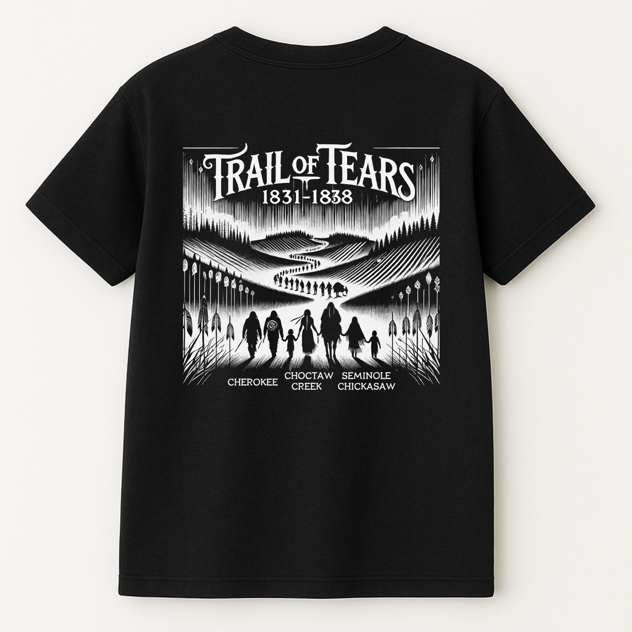 "Lomasi" | Trail Of Tears | Unisex Tee | Back
