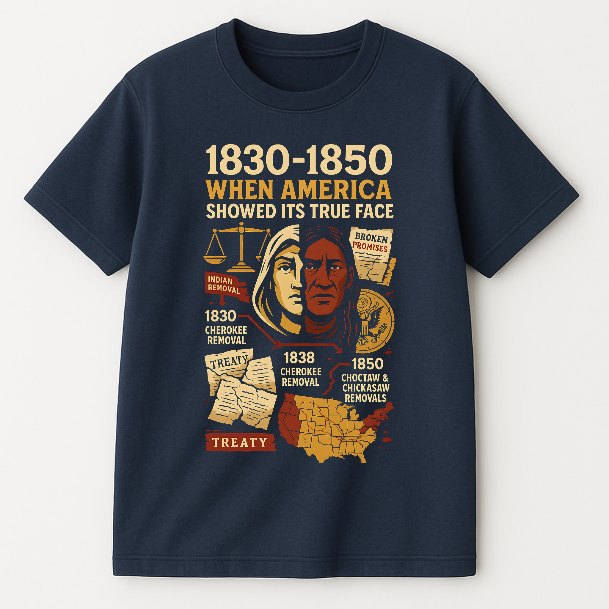 "Nokah" | Trail Of Tears | Unisex Tee