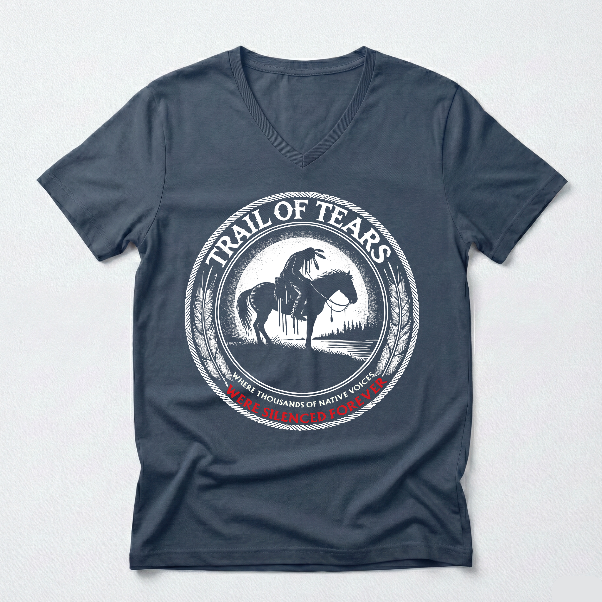 "Kohana" | Trail Of Tears | V-neck Tee