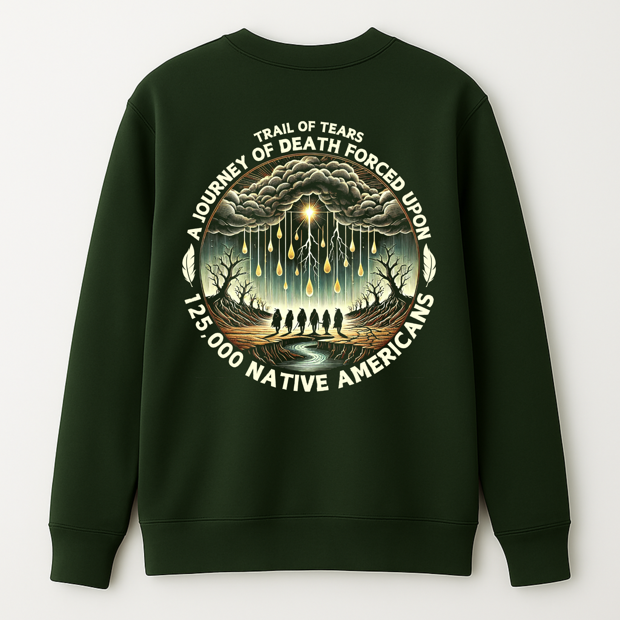 "Kiona" | Trail Of Tears | Crewneck Sweatshirt | Back