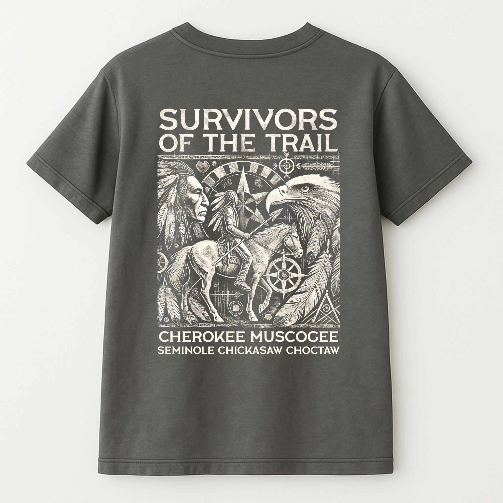 "Chayton" | Trail Of Tears | Unisex Tee | Back