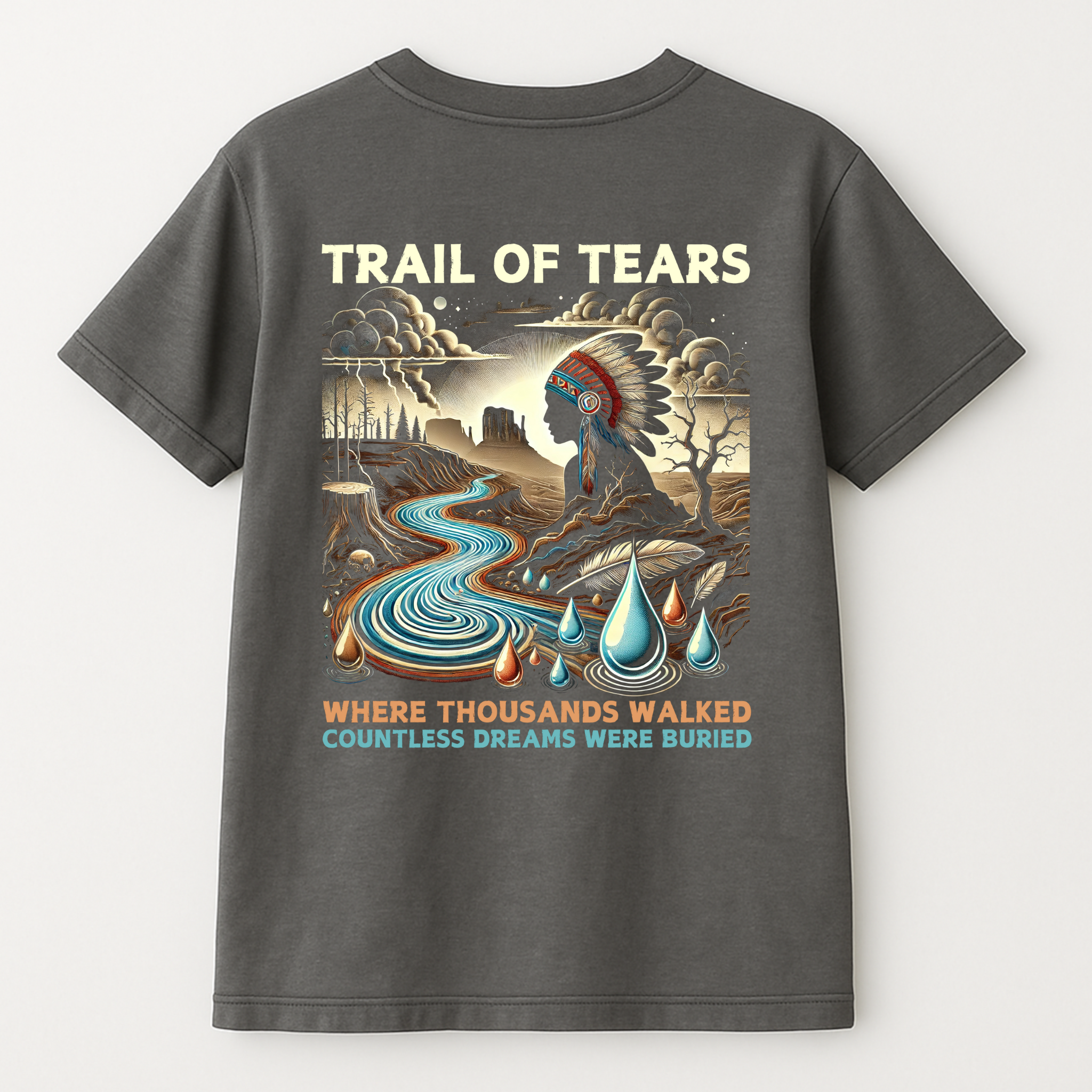 "Elu" | Trail Of Tears | Unisex Tee | Back