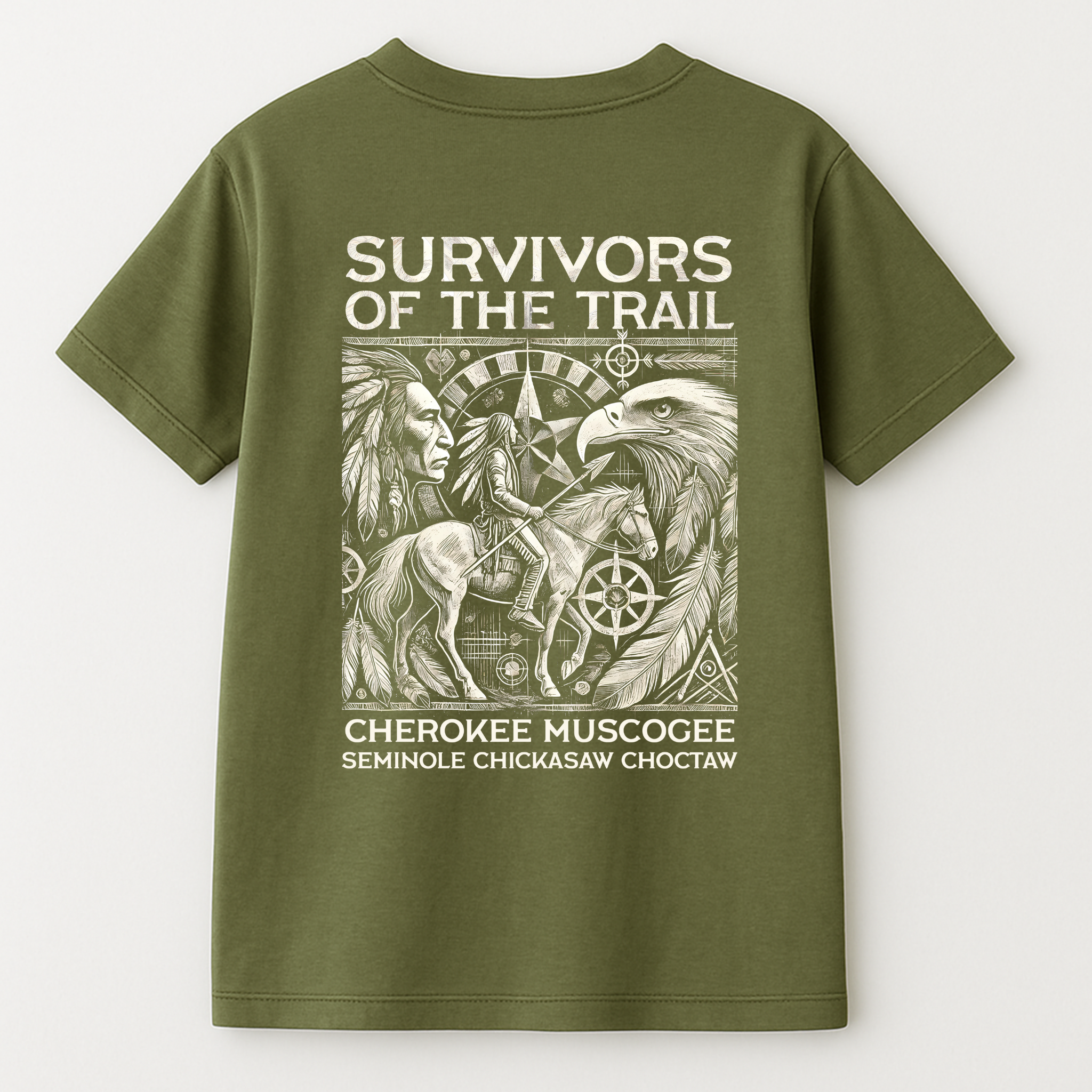 "Chayton" | Trail Of Tears | Unisex Tee | Back