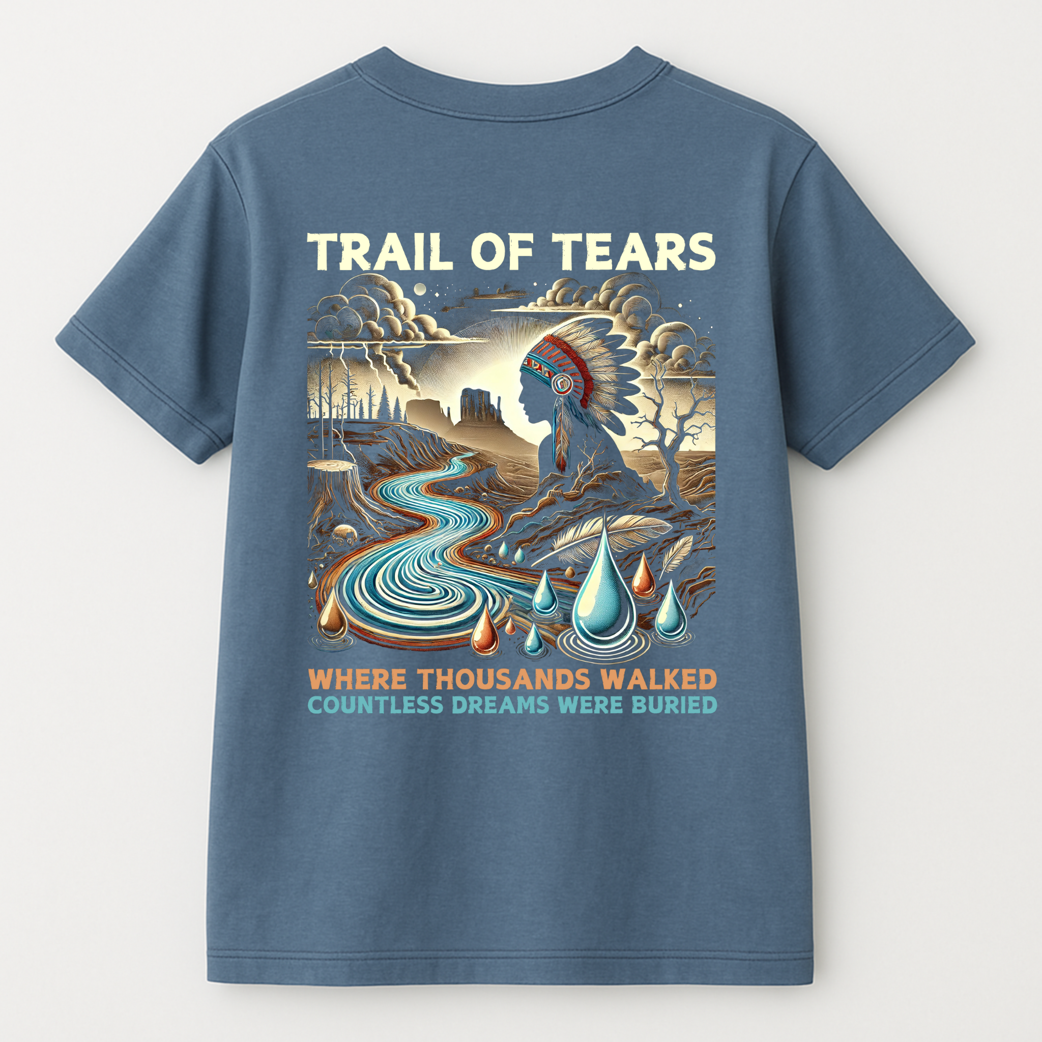 "Elu" | Trail Of Tears | Unisex Tee | Back
