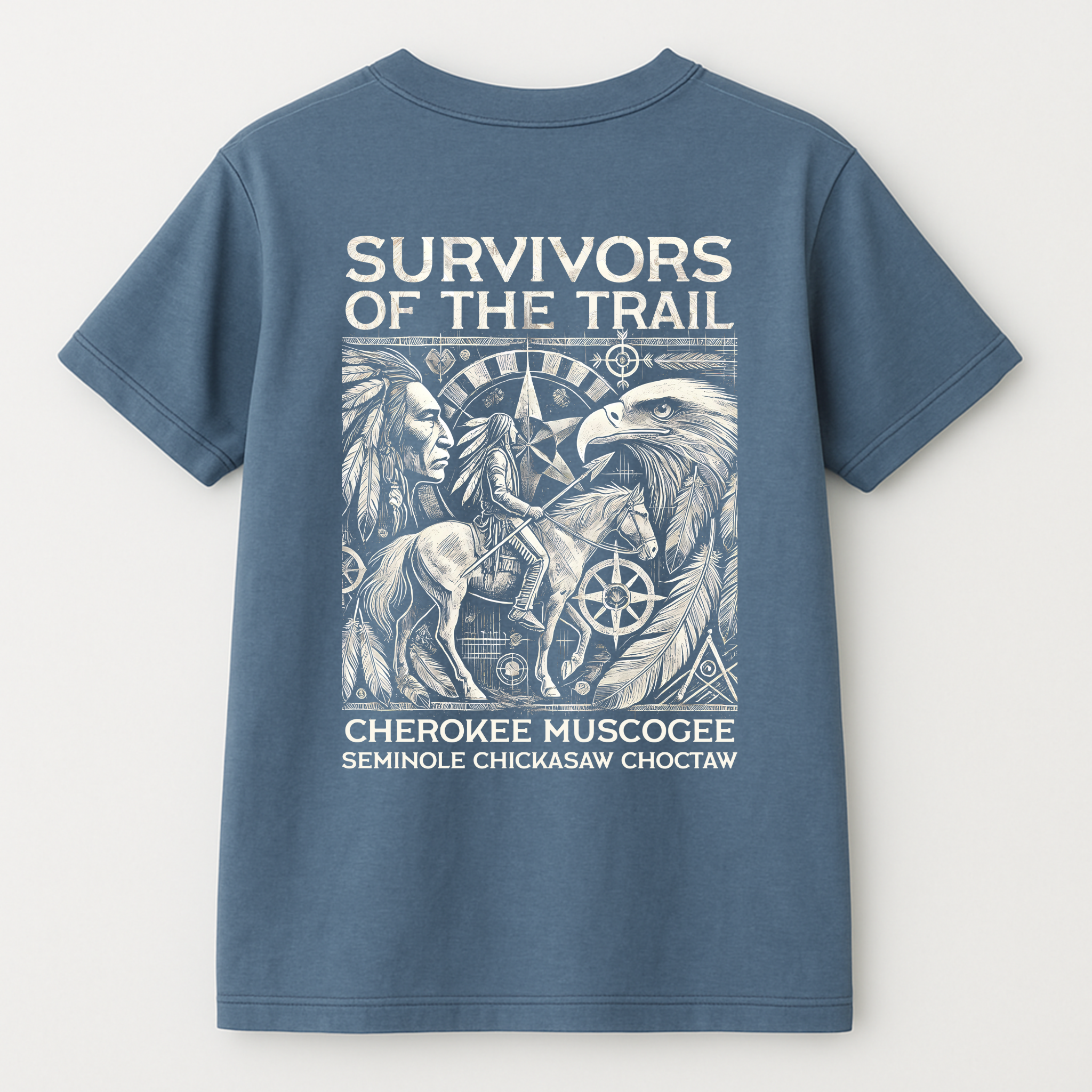 "Chayton" | Trail Of Tears | Unisex Tee | Back